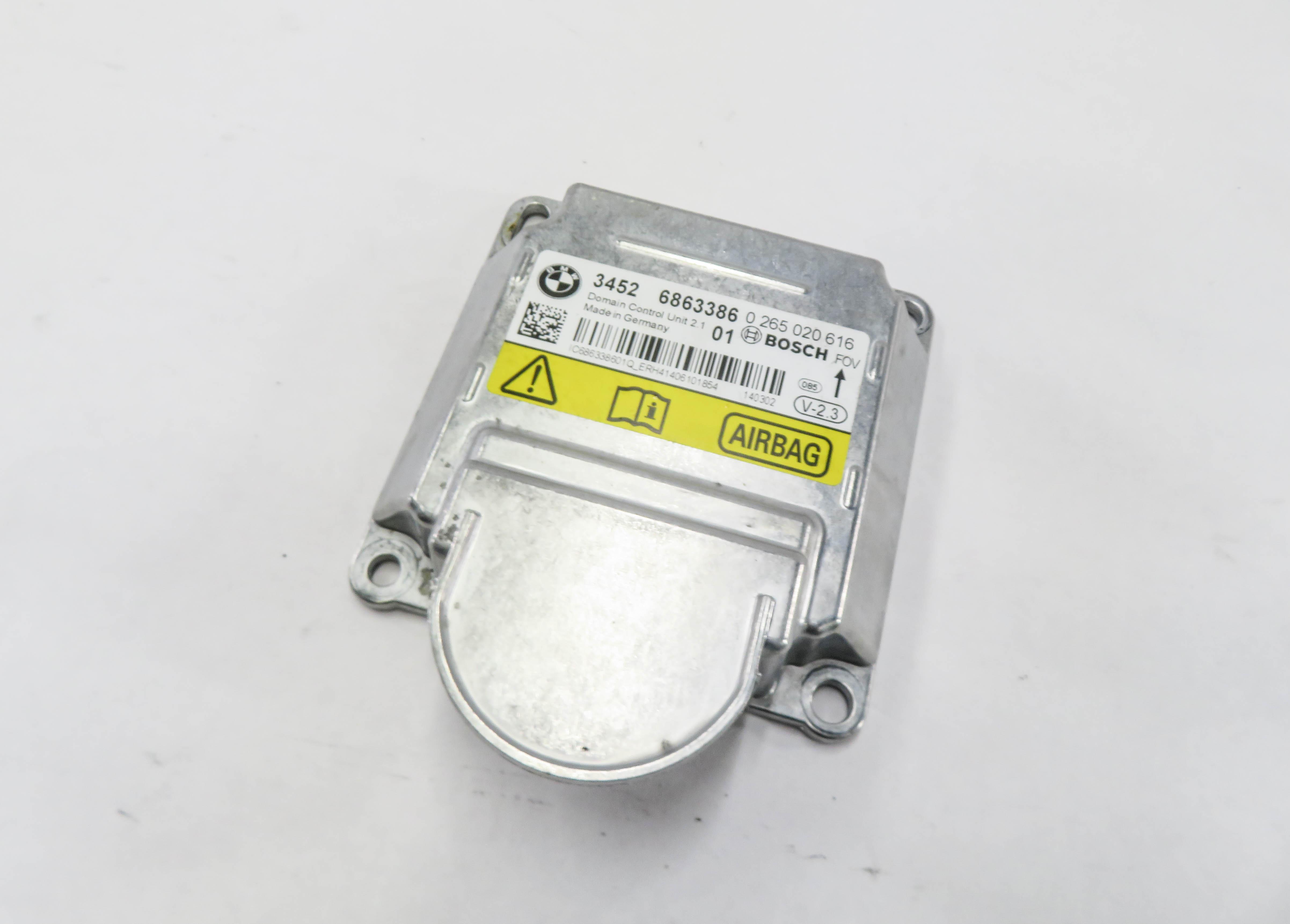 12-21 BMW 2 3 4 5 6 7 X3 X4 X5 X6 (F22 F30 F32 F10 F15 F16 F85) SRS BAG MODULE — exact item pictured