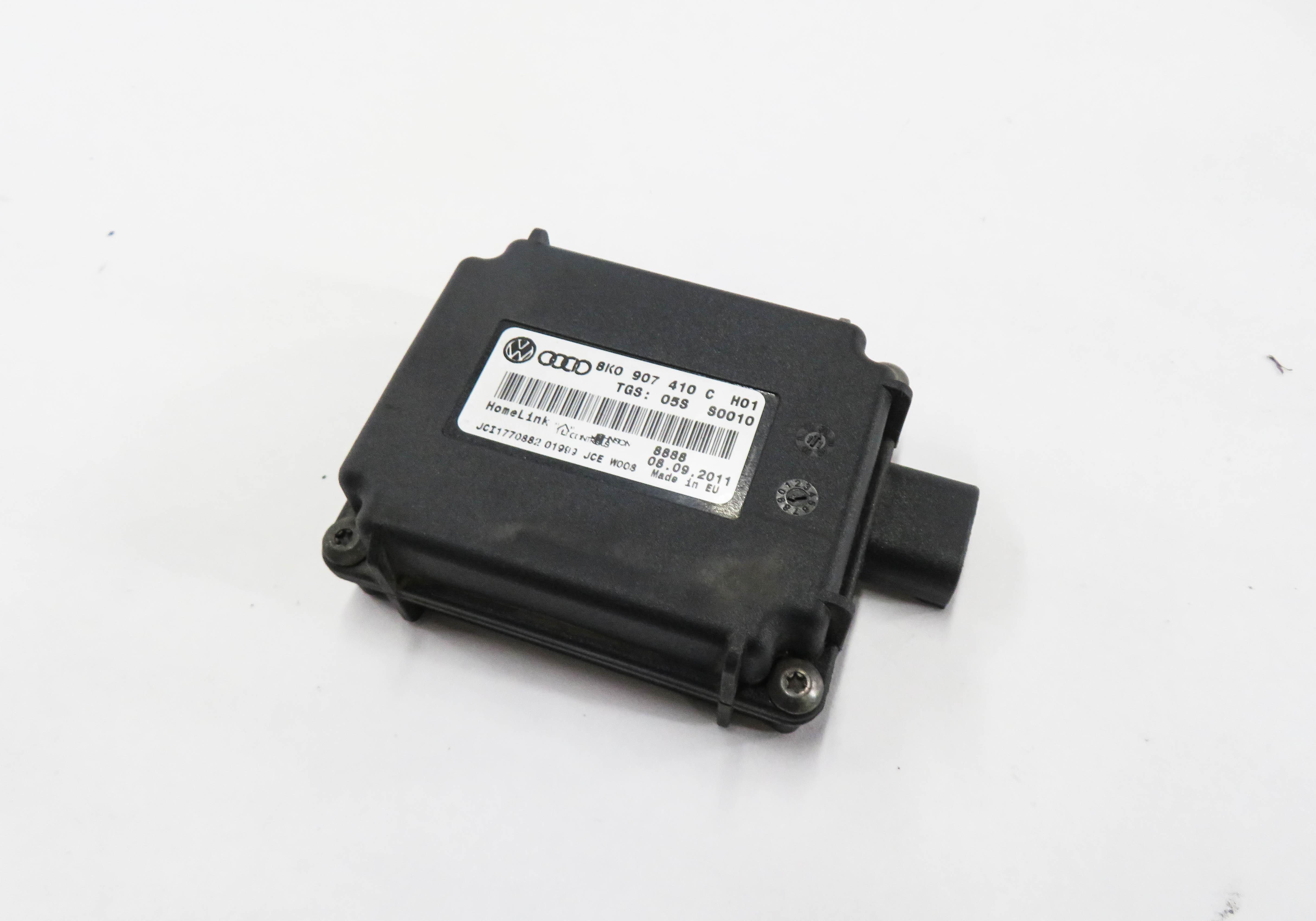 2008-2012 AUDI A4 S4 A5 Q5 Q7 (B8 8K 8T 8R 4L) HOMELINK GARAGE DOOR GATE MODULE — exact item pictured