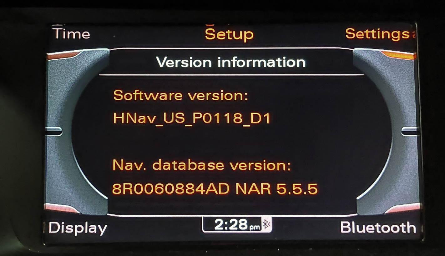 10-17 AUDI A4 S4 A5 Q5 Q7 (B8 8K 8T 8R 4L) GPS NAVIGATION MEDIA DISPLAY SCREEN — exact item pictured
