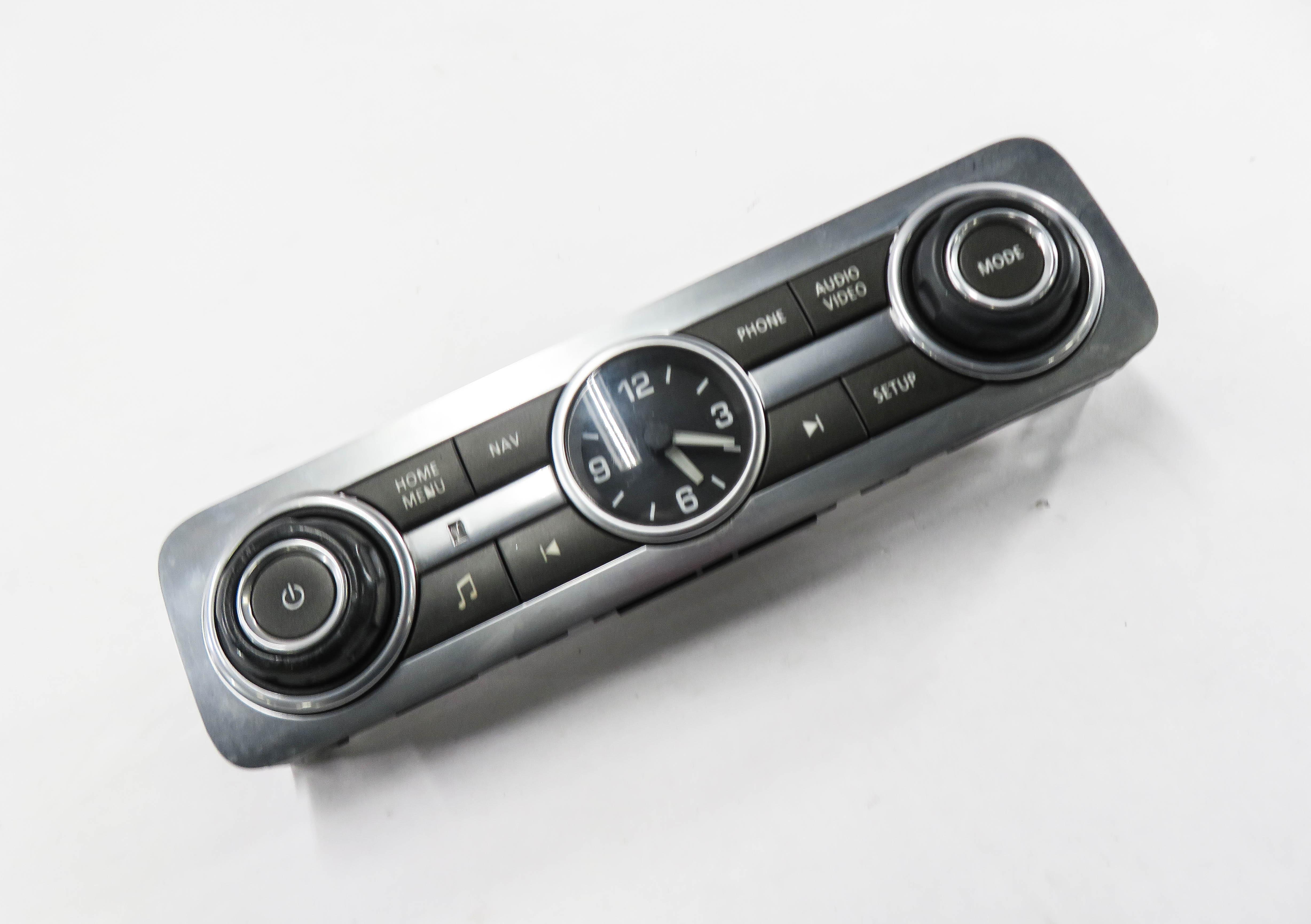 2010-2016 LR4 / RANGE ROVER SPORT (L320) RADIO NAV PHONE VIDEO CLOCK INFO SWITCH — exact item pictured