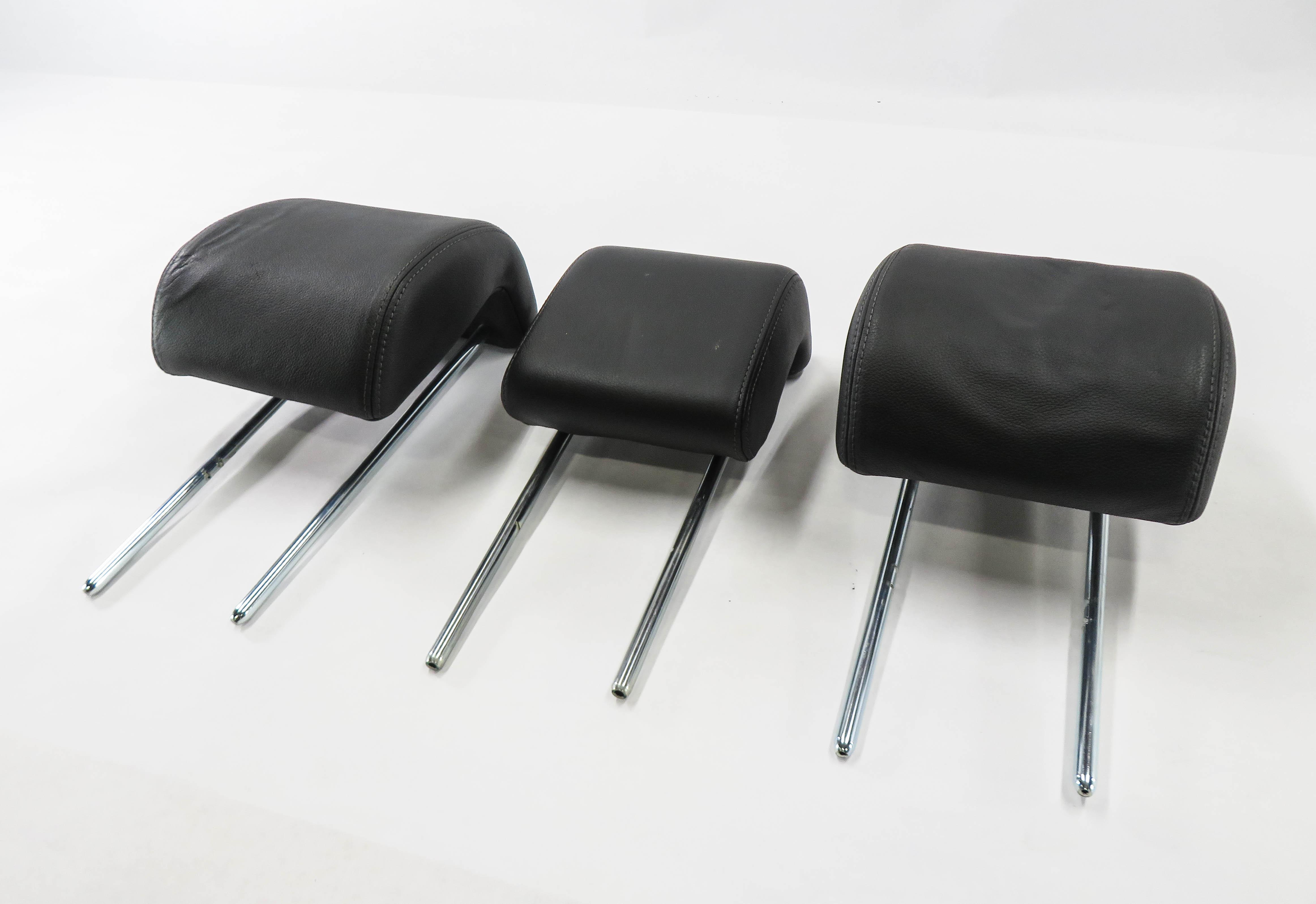 2012 RANGE ROVER SPORT (L320) REAR 2nd ROW SEAT HEADREST SET (BLACK LEATHER) — exact item pictured