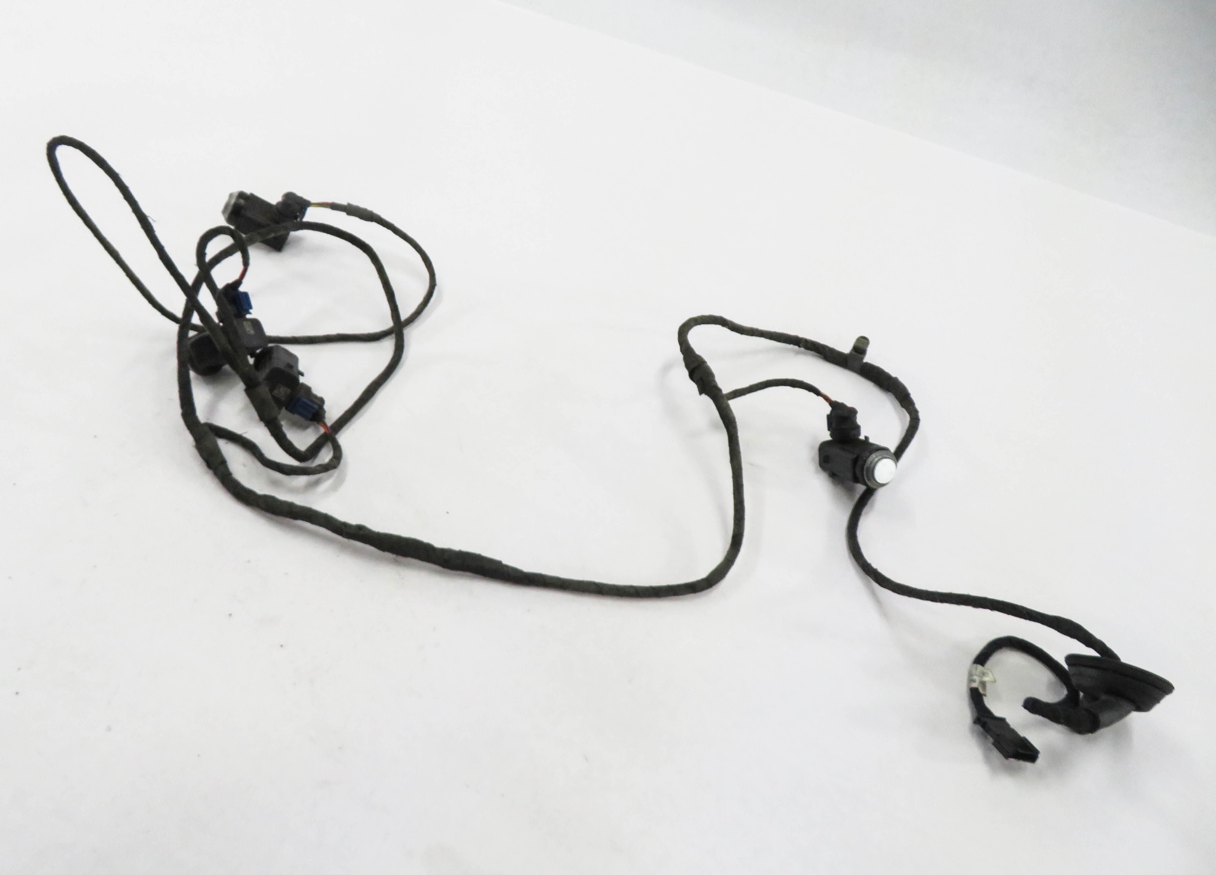 2008 MERCEDES GL550 (X164) REAR PDC PARK DISTANCE SENSOR SET w/ HARNESS (SILVER) — exact item pictured