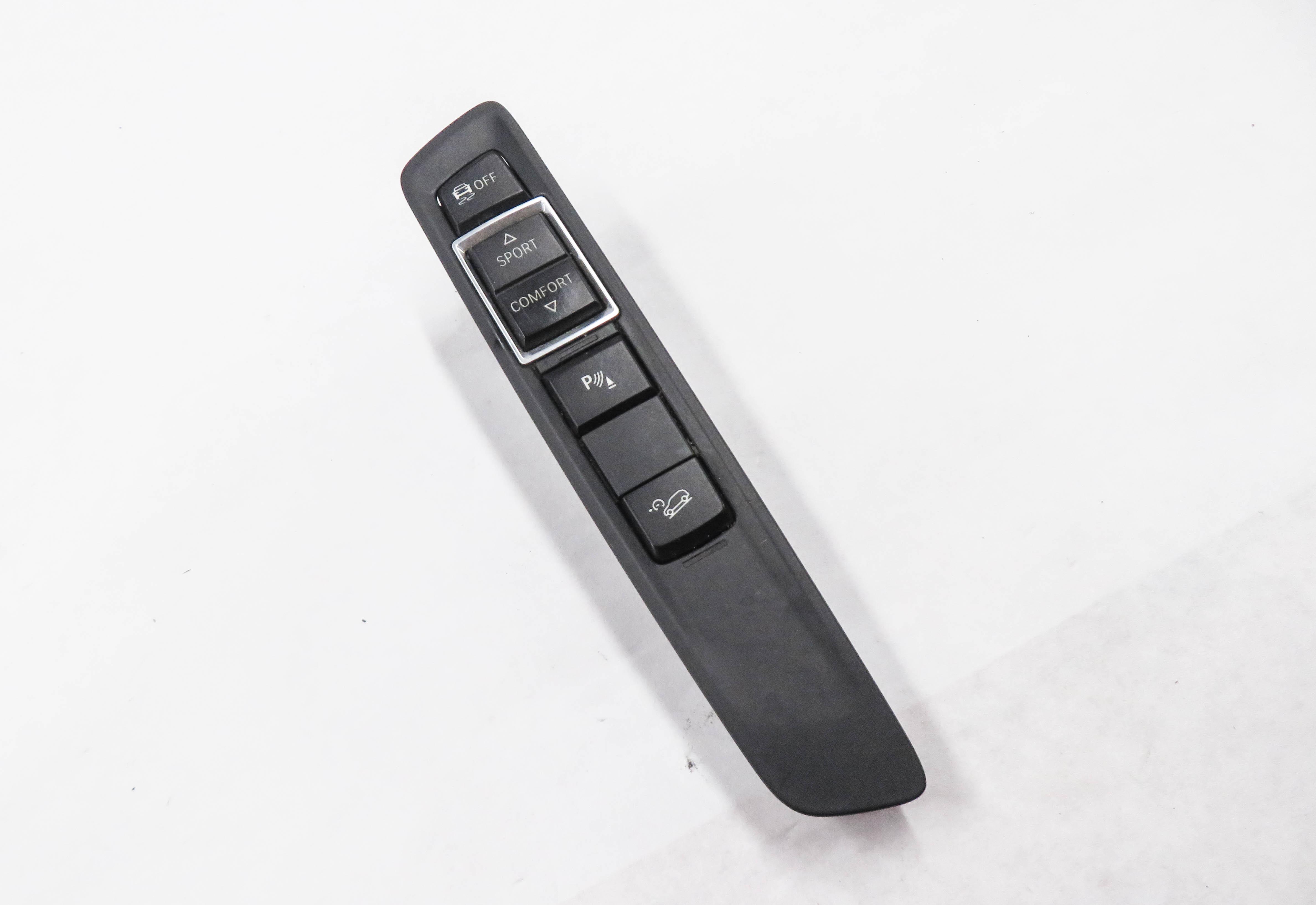 2015 BMW X5 (F15) TRACTION CONTROL SPORT COMFORT PDC SWITCH BUTTON PANEL — exact item pictured