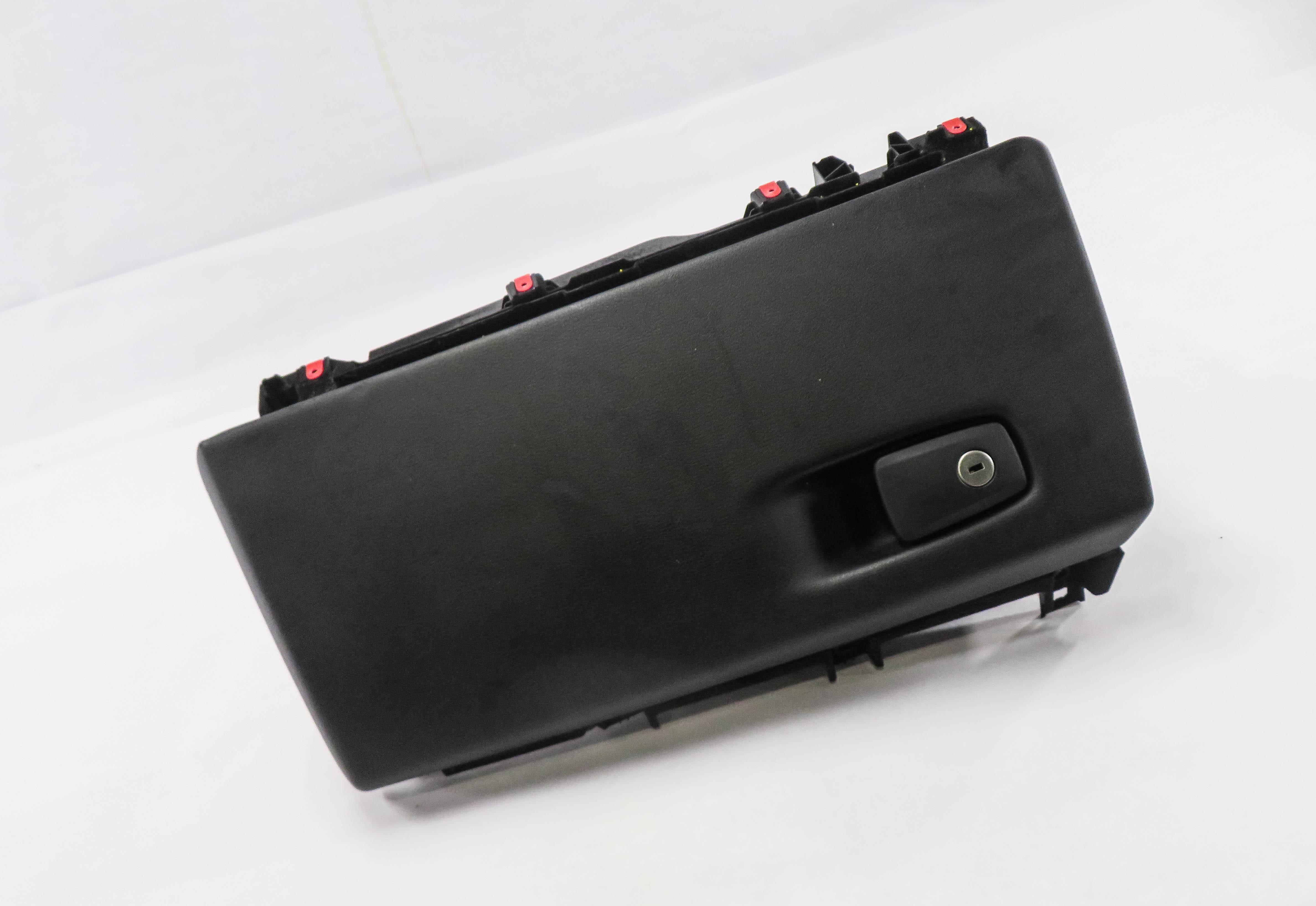 2014-2019 BMW X5 X6 (F15 F16) GLOVE BOX STORAGE COMPARTMENT ASSEMBLY (BLACK) — exact item pictured