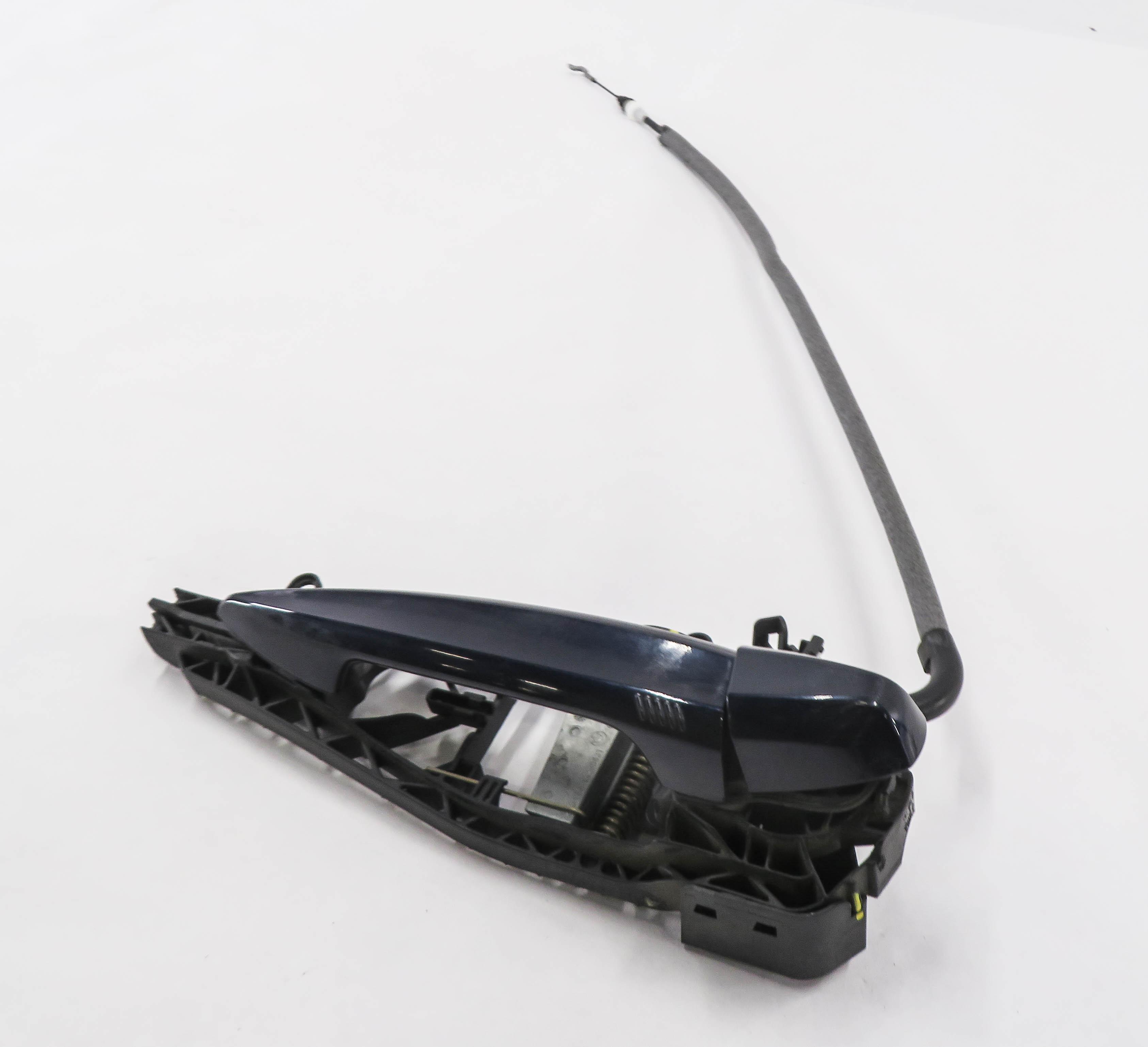 14-2021 BMW X1 X2 X5 X6 (F15 F16 F39 F48) RIGHT REAR COMFORT DOOR HANDLE (BLUE) — exact item pictured