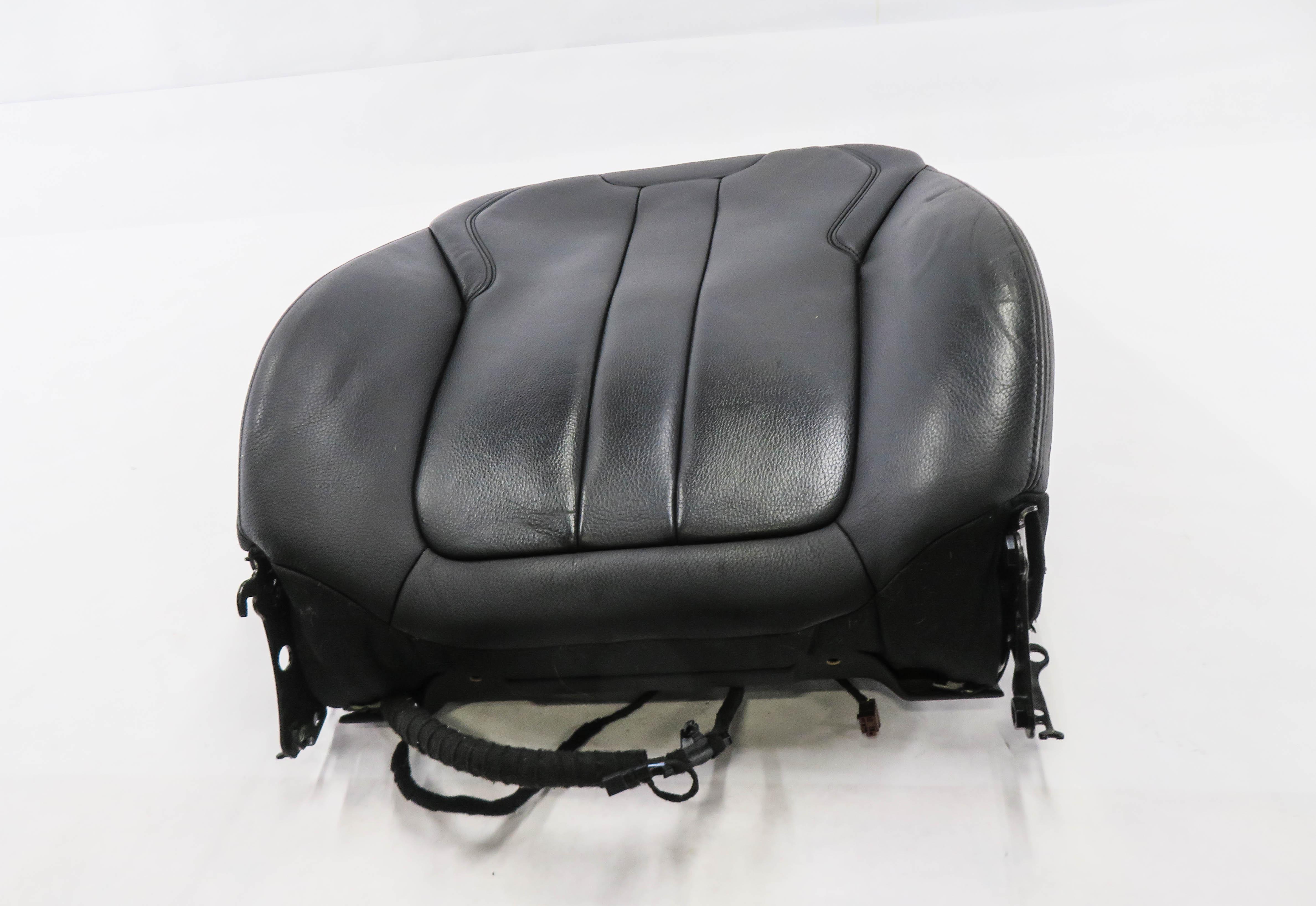 2015 BMW X5 (F15) DRIVER - UPPER TOP HEATED SEAT CUSHION (BLACK LEATHER) — exact item pictured