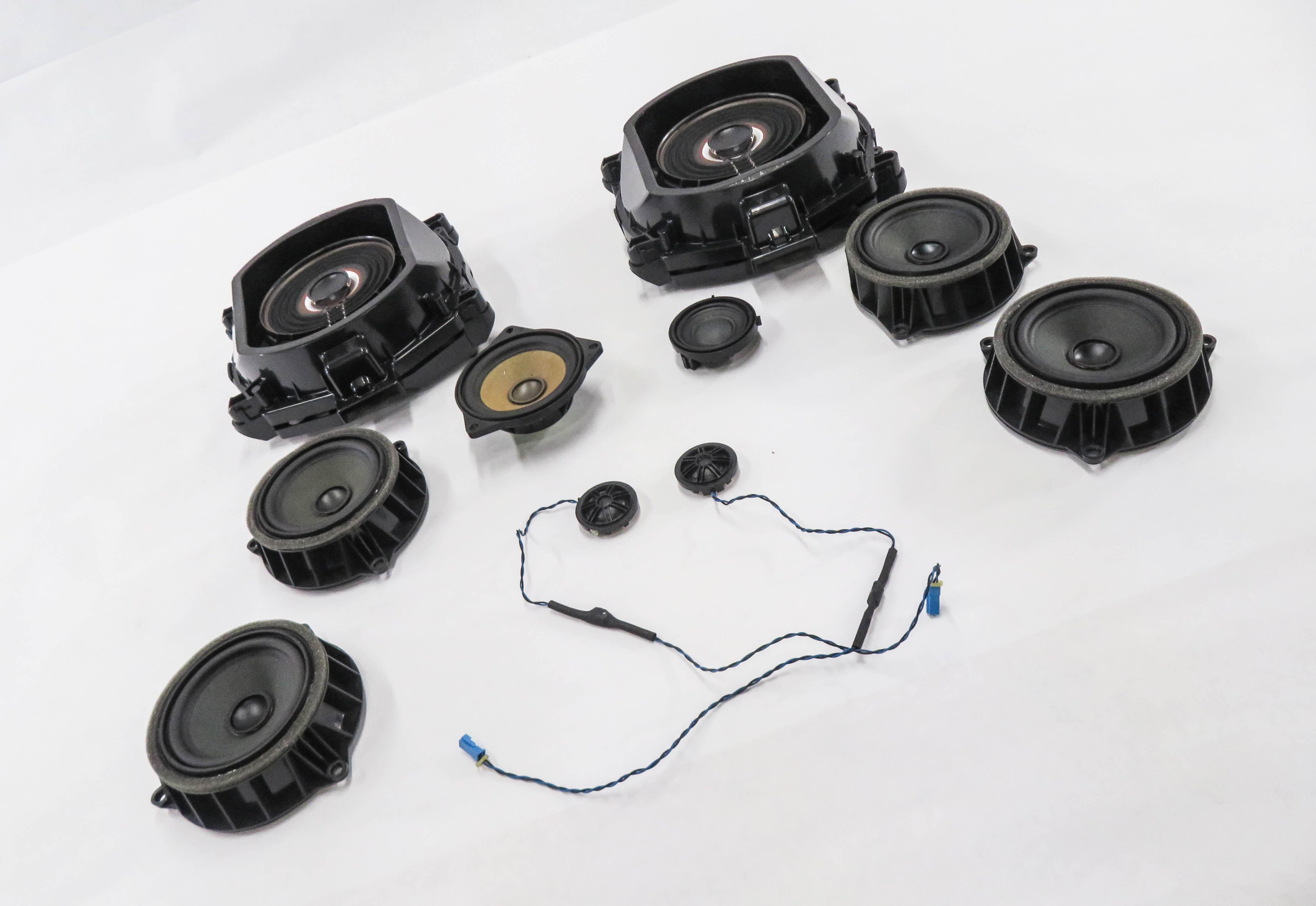 2015 BMW X5 (F15) RADIO STEREO SUB SUBWOOFER TWEETER DOOR SPEAKER SET-10 — exact item pictured