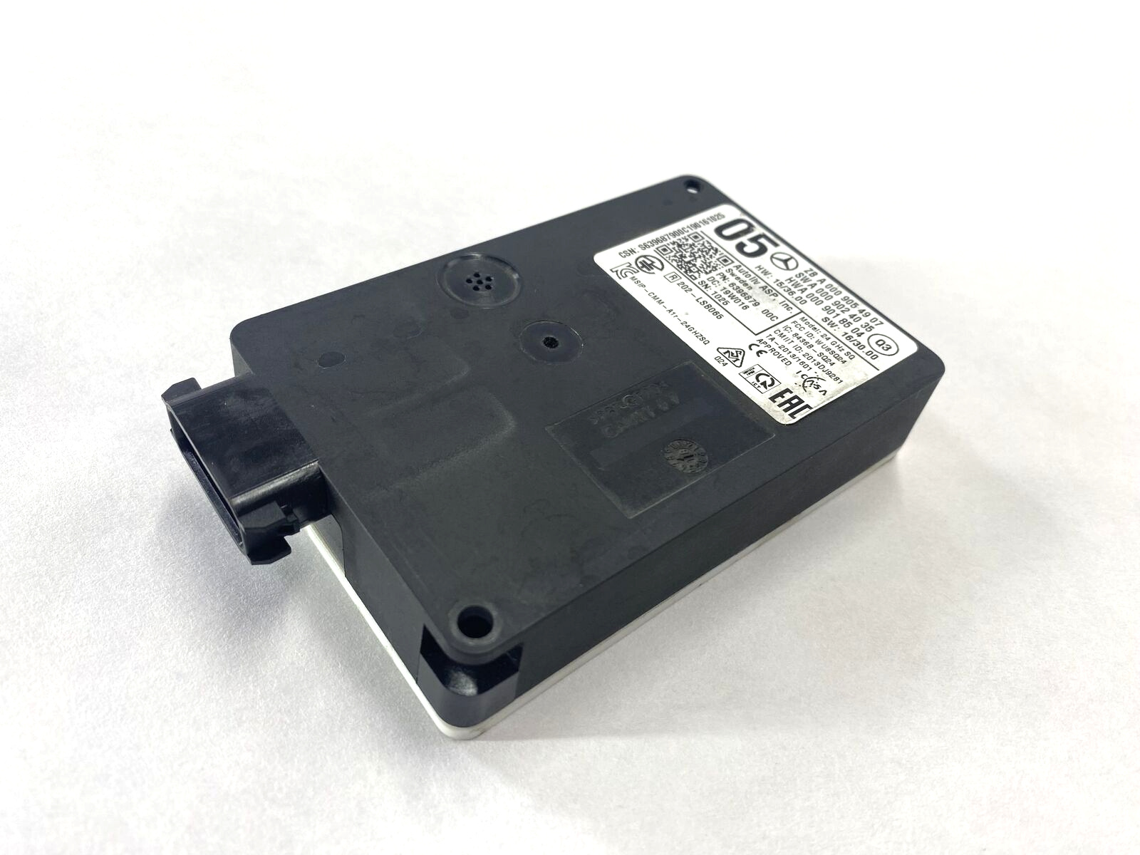 2019 MERCEDES BENZ CLA250 (C117) REAR BLIND SPOT RADAR SENSOR CONTROL MODULE — exact item pictured