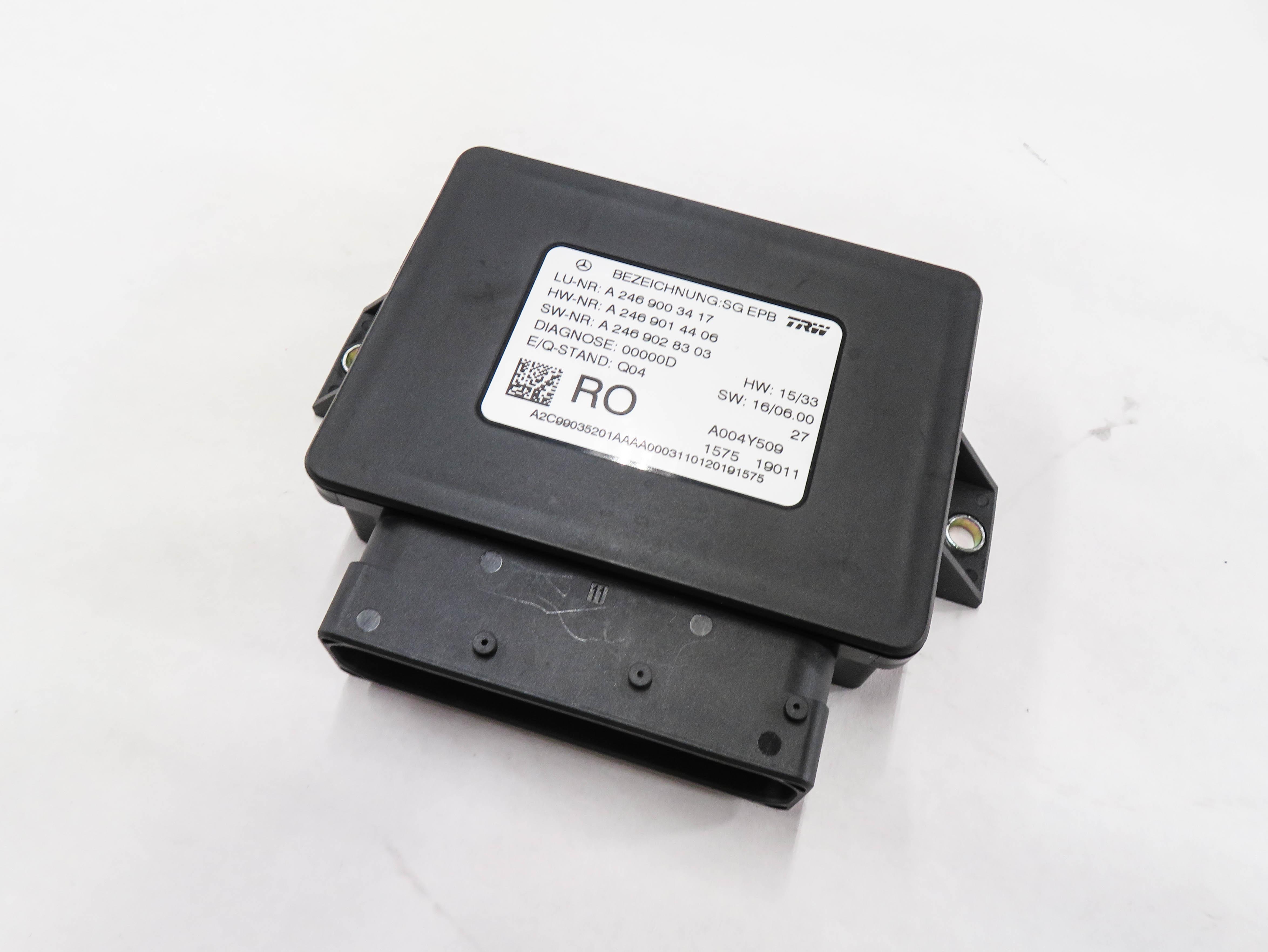 17-21 MERCEDES CLA250 GLE GLS GT S-CLASS (C117 X156 W166) PARKING BRAKE MODULE — exact item pictured