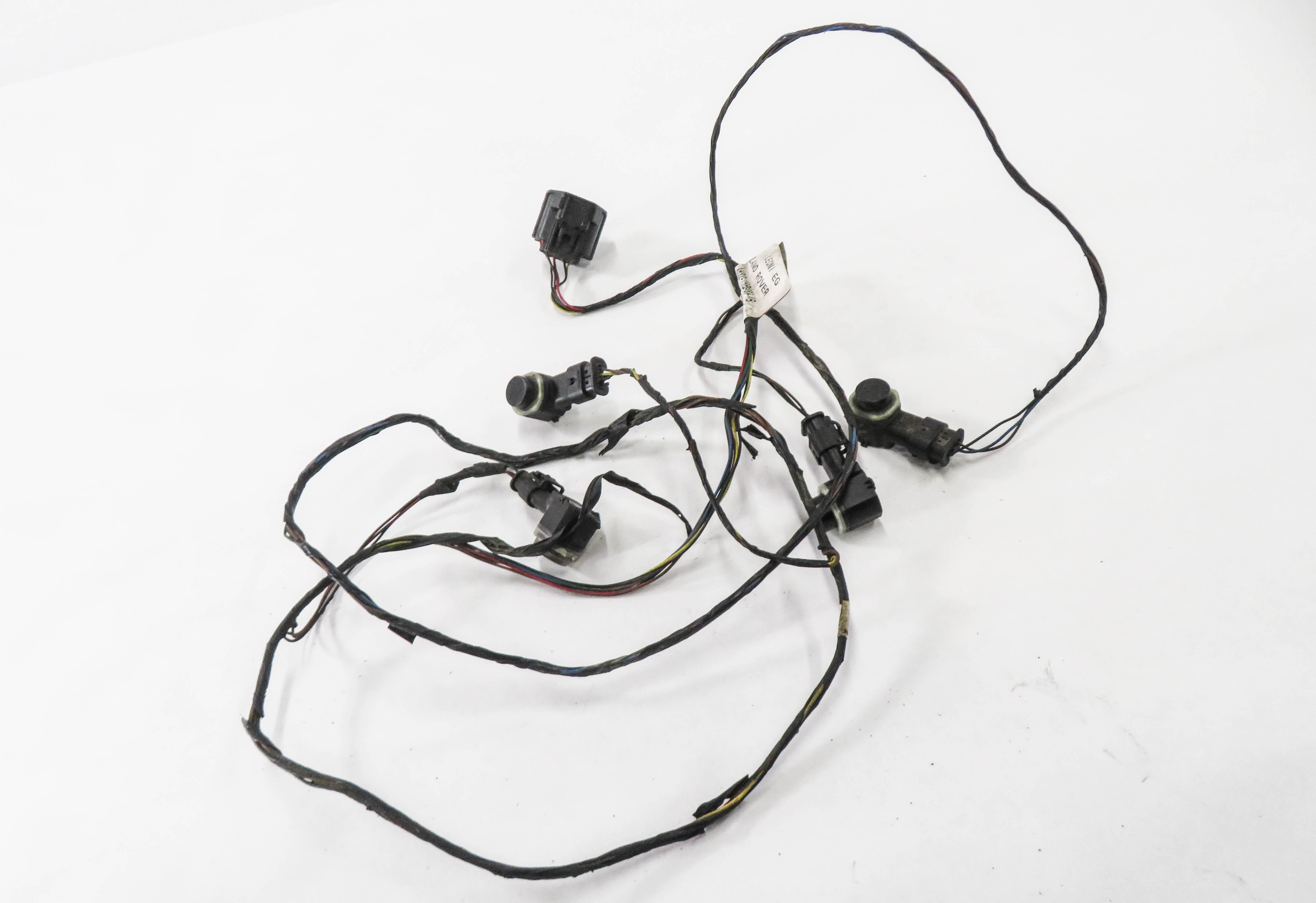 2011 RANGE ROVER SPORT (L320) REAR PDC PARK SENSOR SET w/ WIRING HARNESS (SAND) — exact item pictured