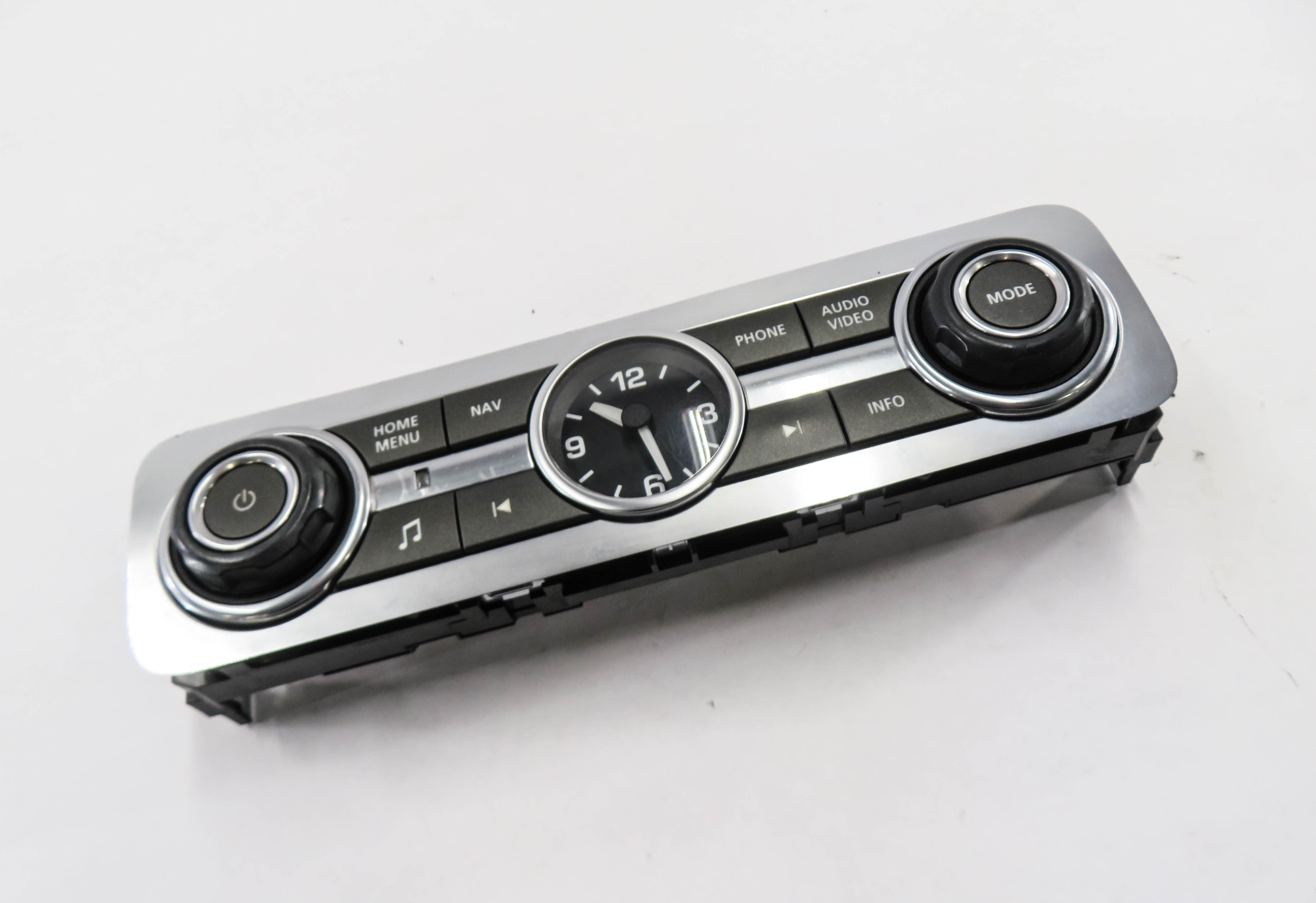 2010-2016 LR4 / RANGE ROVER SPORT (L320) RADIO NAV PHONE VIDEO CLOCK INFO SWITCH — exact item pictured