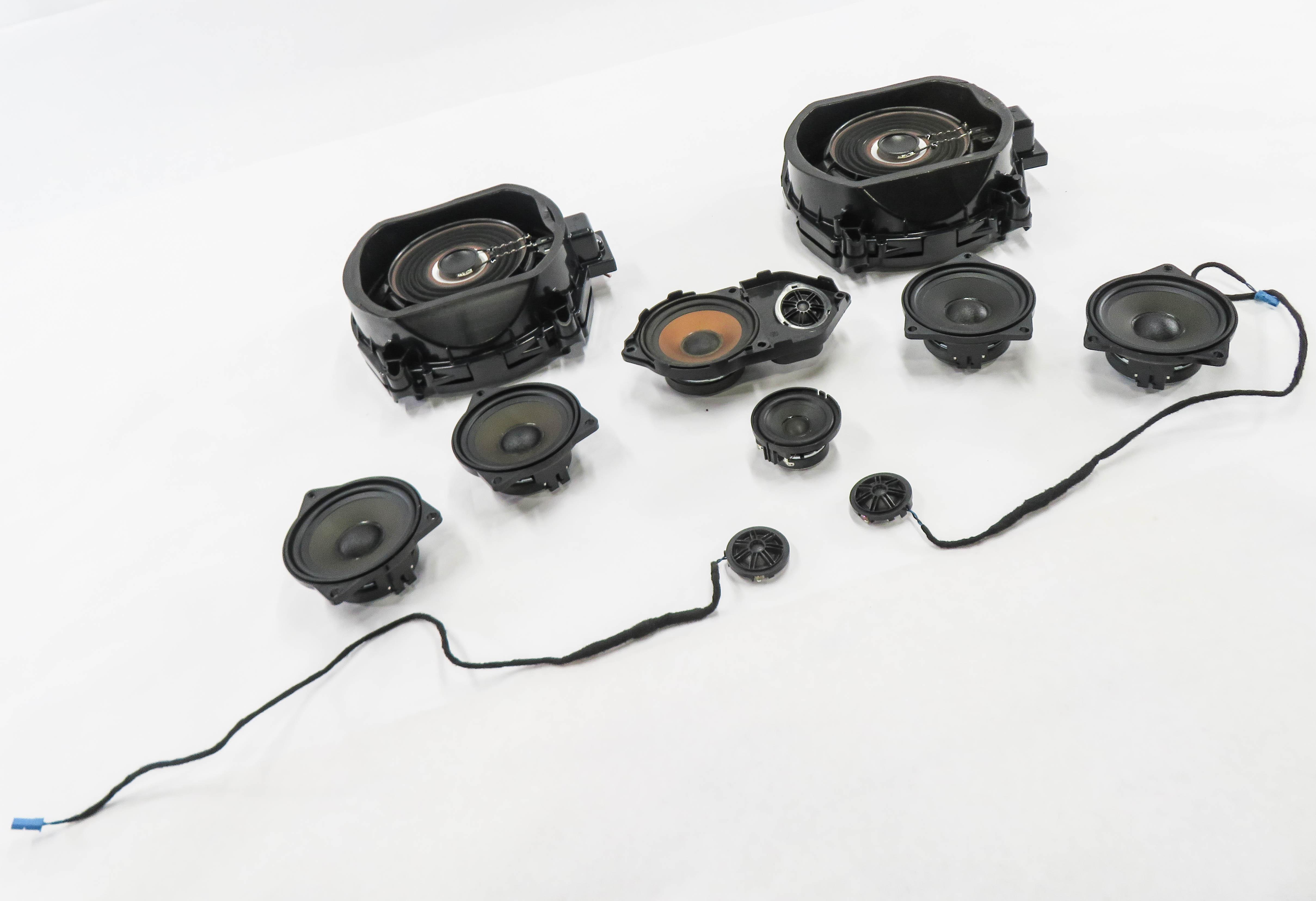 2012 BMW X5 (E70) RADIO STEREO SUBWOOFER TWEETER SPEAKER SET — exact item pictured