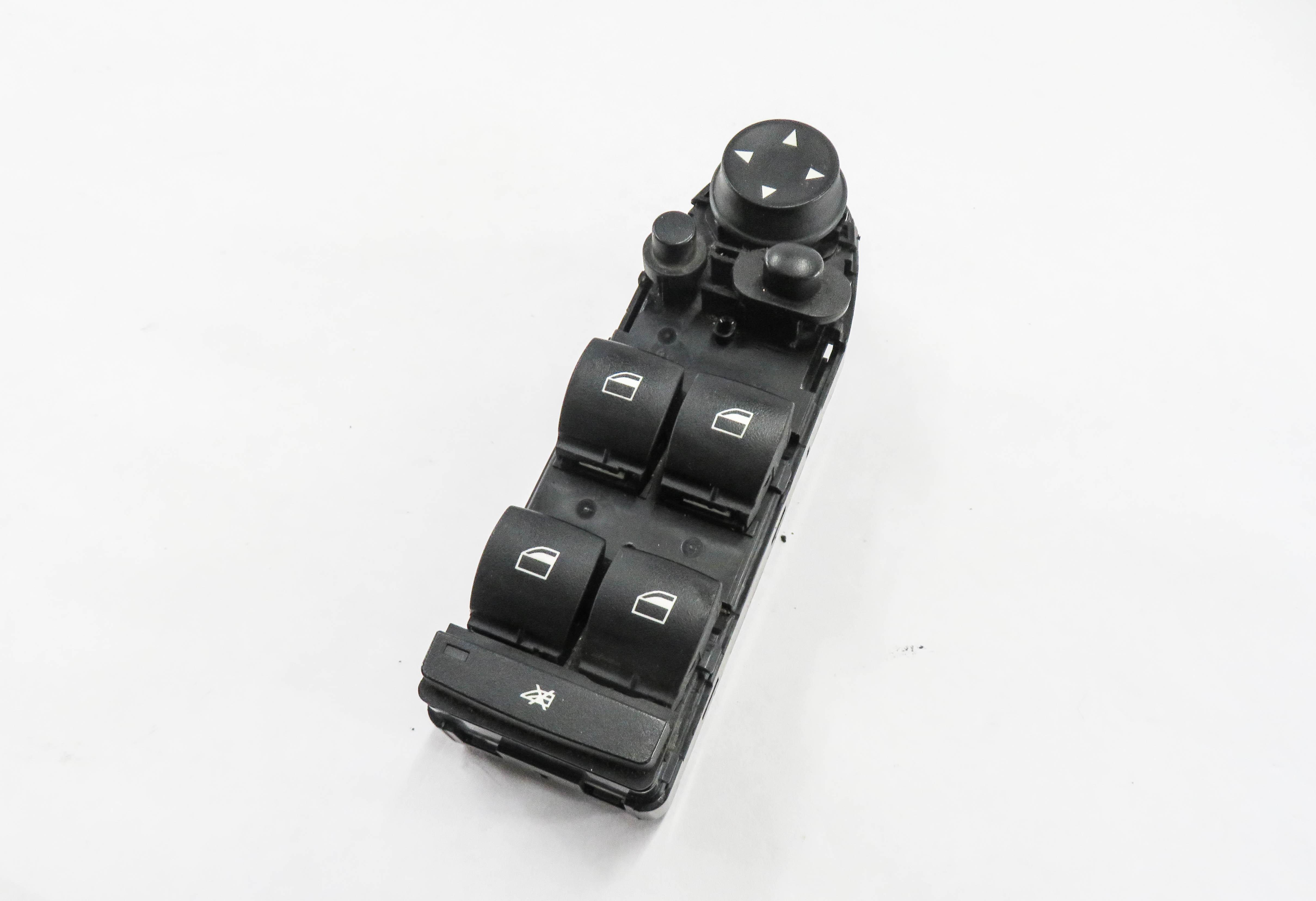 2007-2014 BMW X5 X5M X6 X6M (E70 / E71) LEFT DRIVER DOOR WINDOW SWITCH (P-FOLD) — exact item pictured