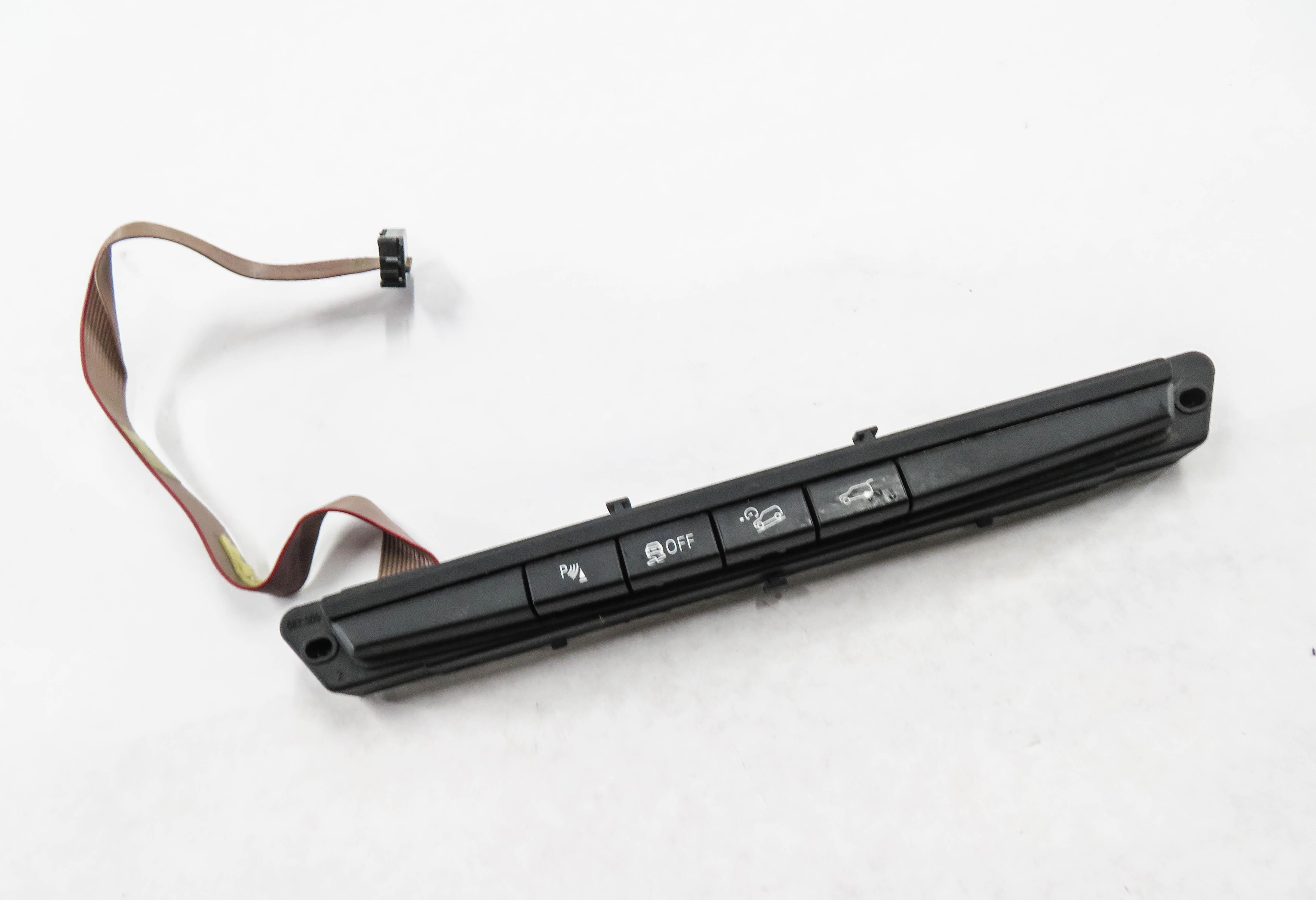 2012 BMW X5 (E70) TRACTION CONTROL PDC HILL DESCENT TRUNK SWITCH BUTTON PANEL — exact item pictured