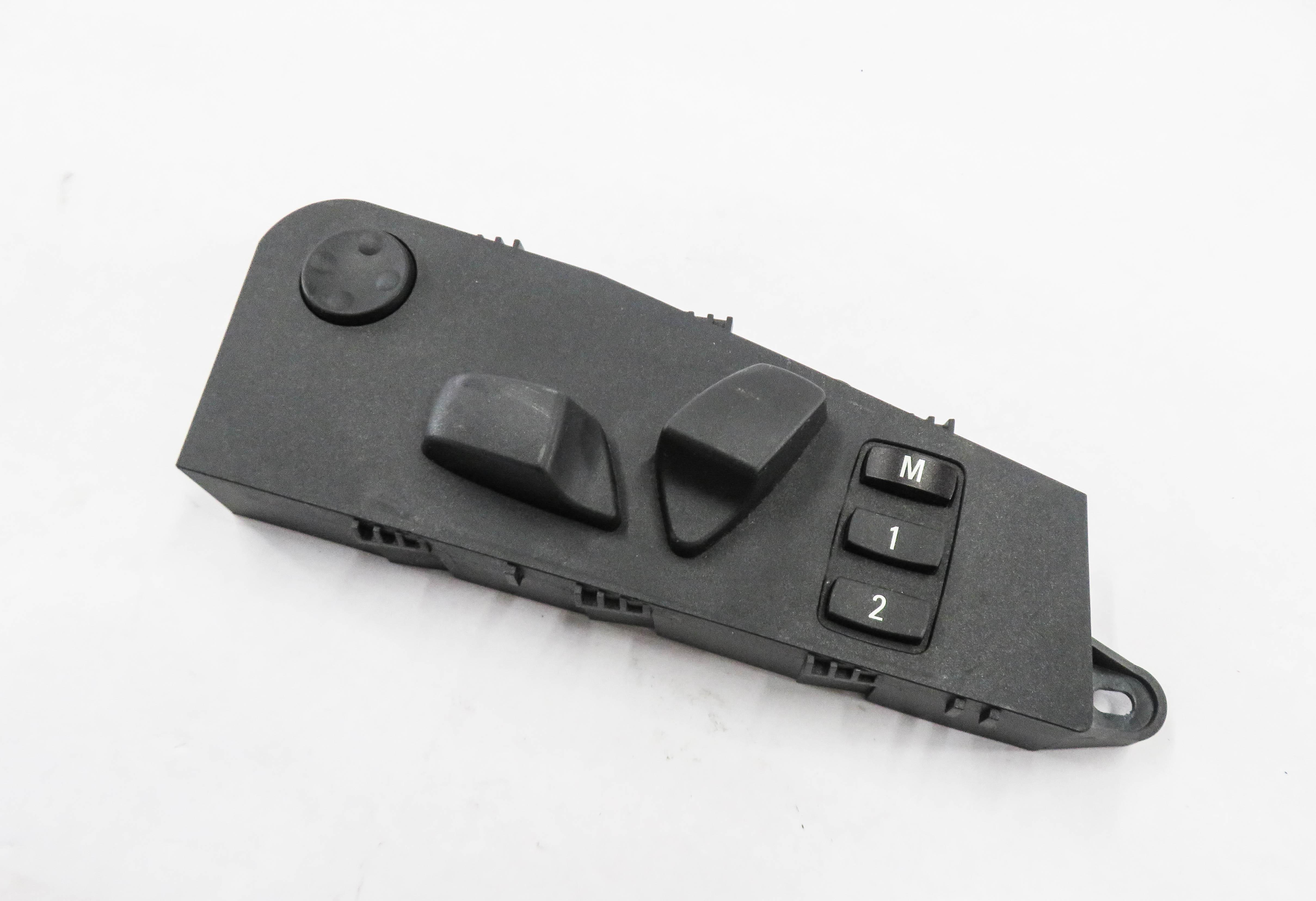 2012 BMW X5 (E70) LEFT FRONT DRIVER POWER MEMORY SEAT ADJUSTMENT SWITCH (BLACK) — exact item pictured