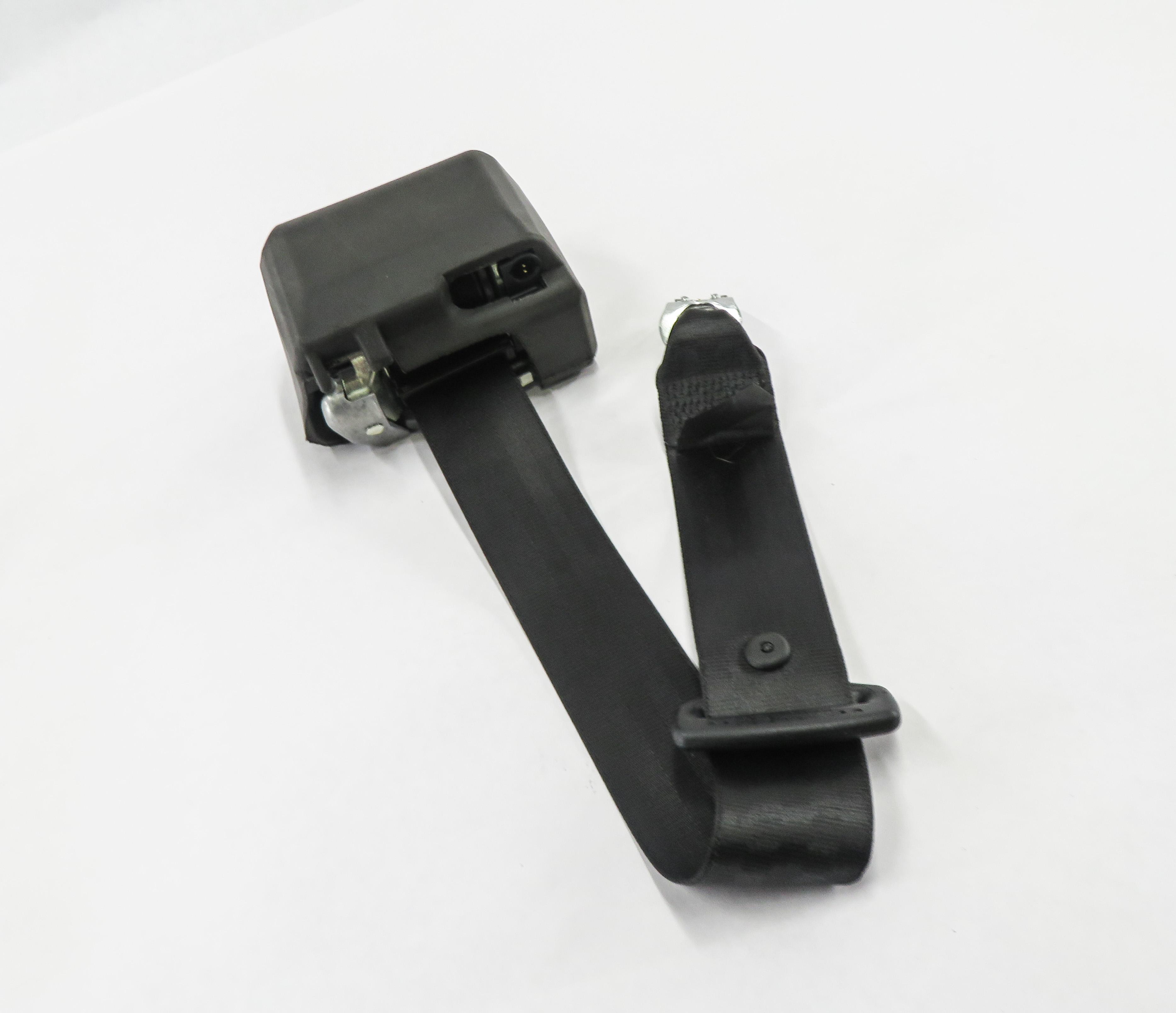 2010 AUDI S4 (B8 8K) LEFT REAR SEAT SEATBELT RETRACTOR (BLACK) — exact item pictured