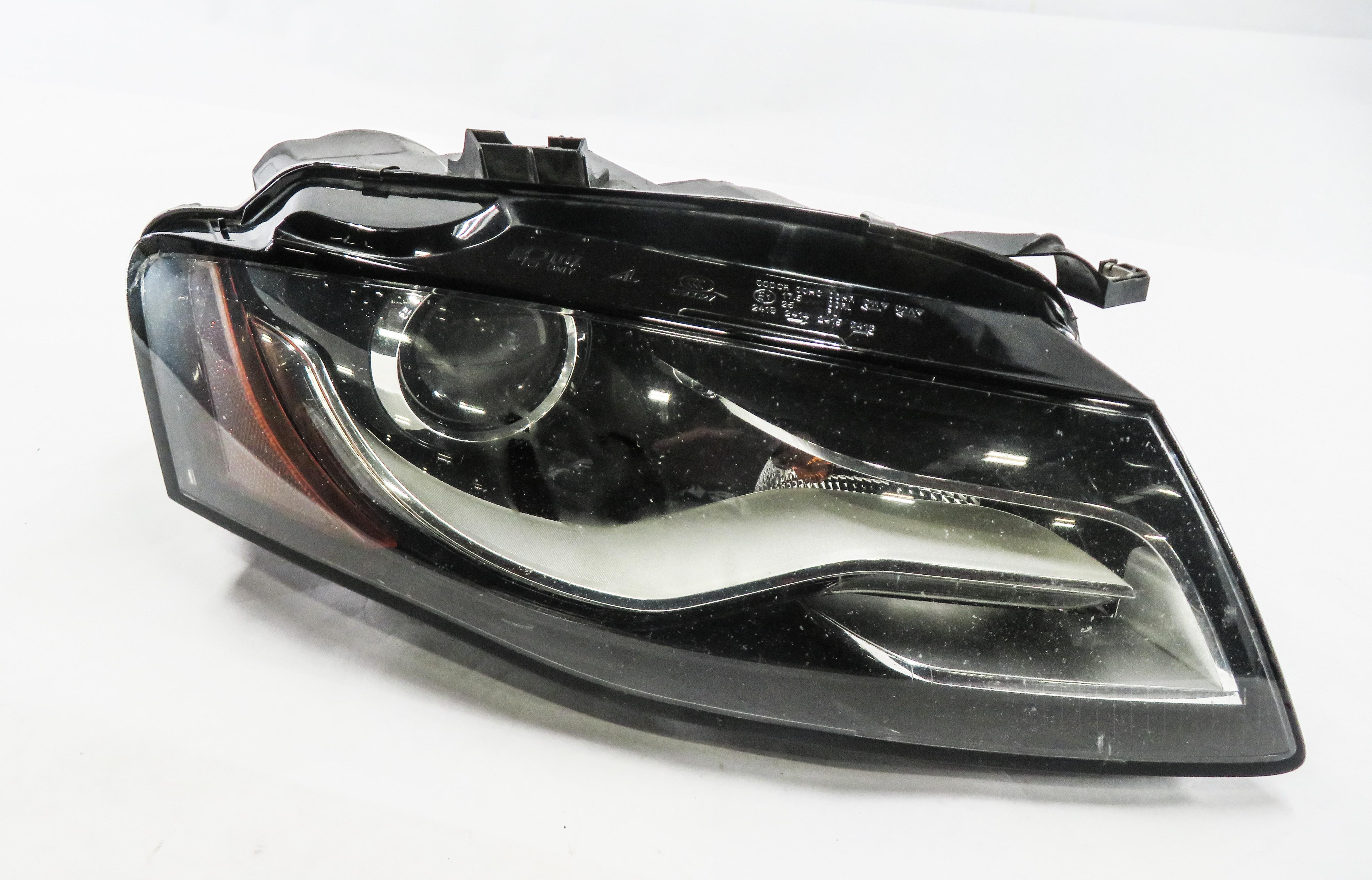 2009-2012 AUDI A4 S4 (B8 8K) RIGHT - XENON HID HEADLIGHT LIGHT LAMP (NON AFS) — exact item pictured