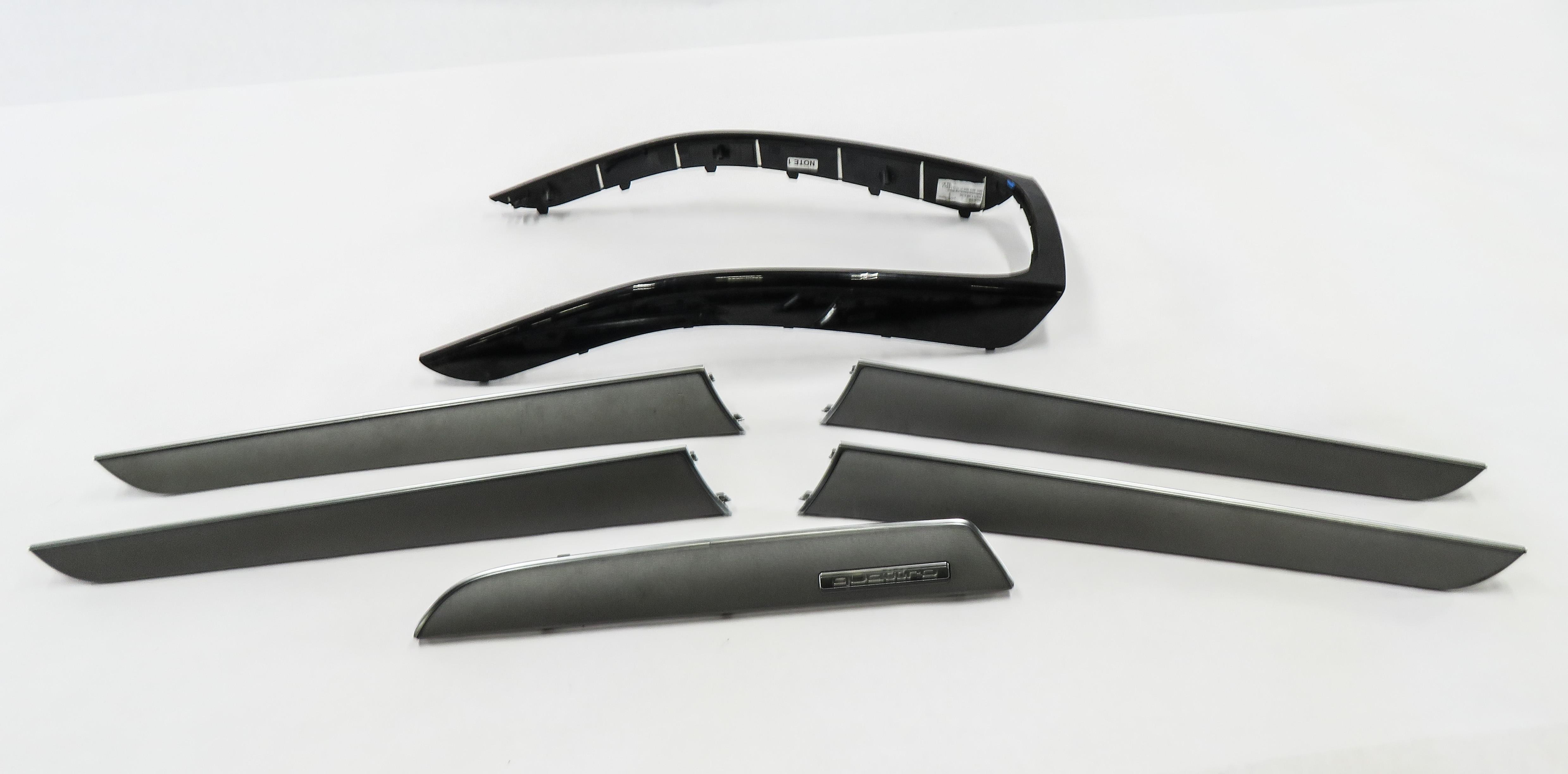 2010 AUDI S4 (B8 8K) INTERIOR DASH / DOOR / CONSOLE TRIM PANEL TRIM SET — exact item pictured