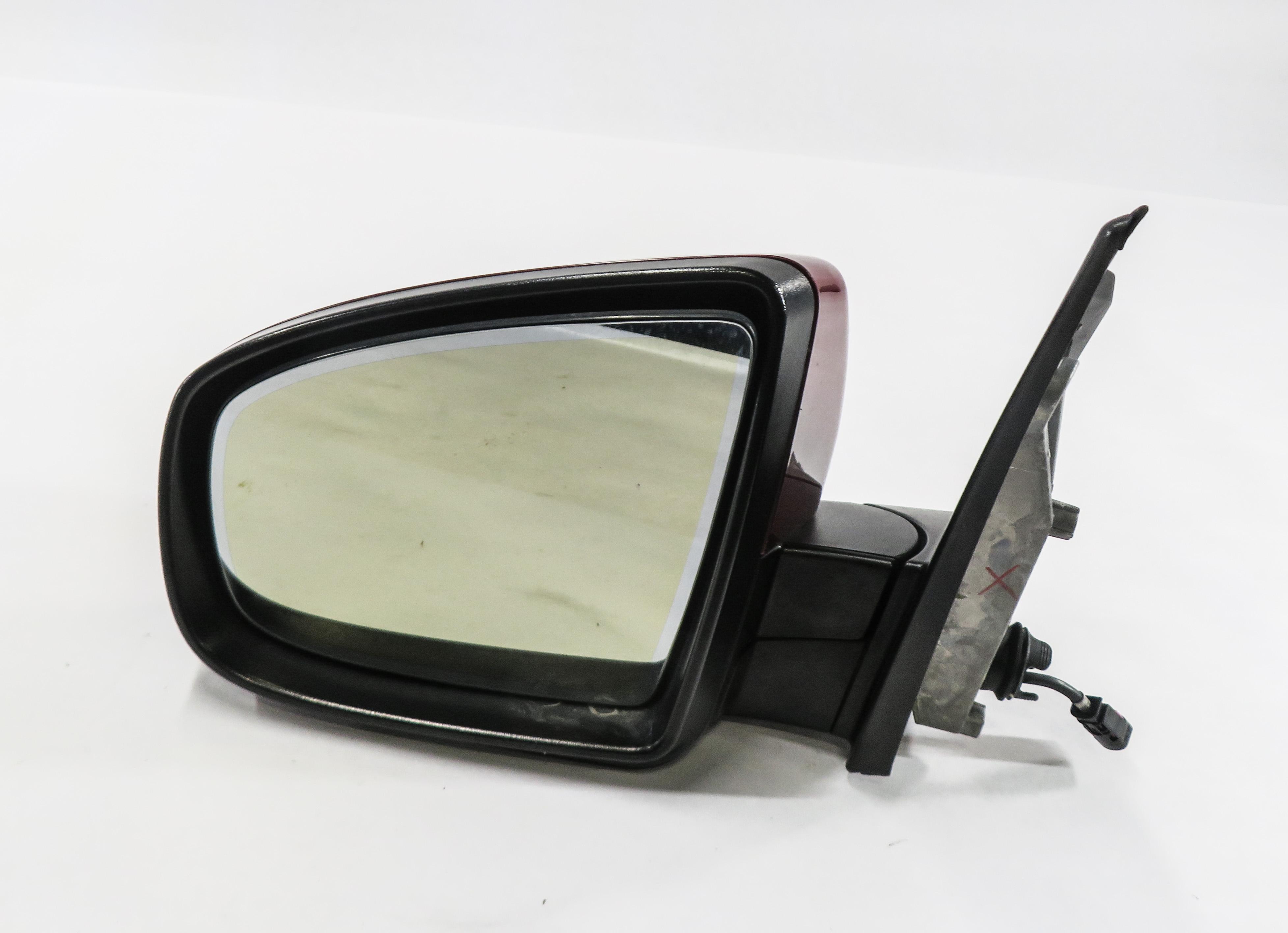 2010-2013 BMW X5 (E70) LEFT P-FOLD MEM AUTODIM CAMERA HEATED DOOR MIRROR (RED) — exact item pictured