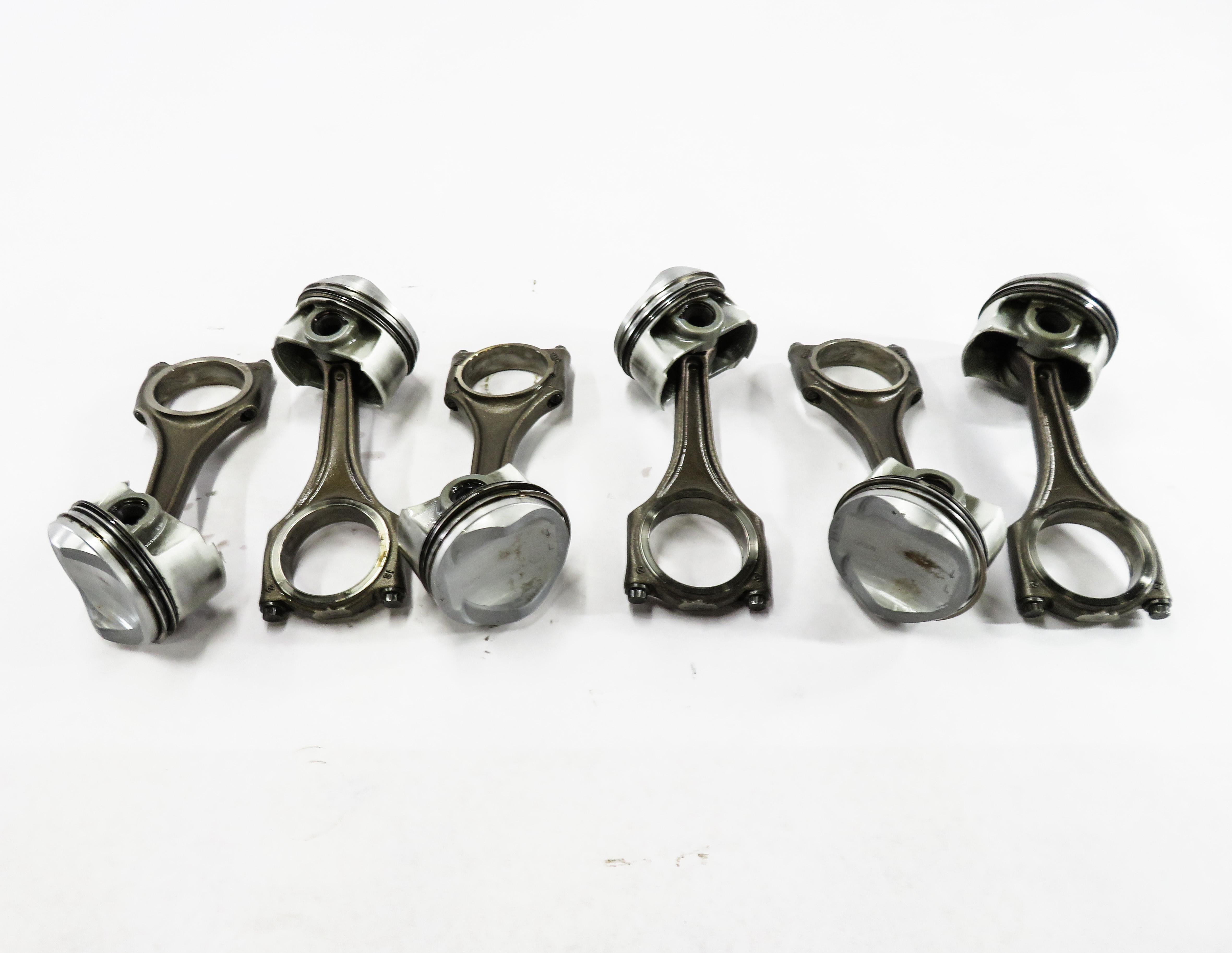 2009-2017 AUDI A6 A7 A8 Q5 Q7 S4 S5 - 3.0L SUPERCHARGED ENGINE PISTON SET-6 — exact item pictured