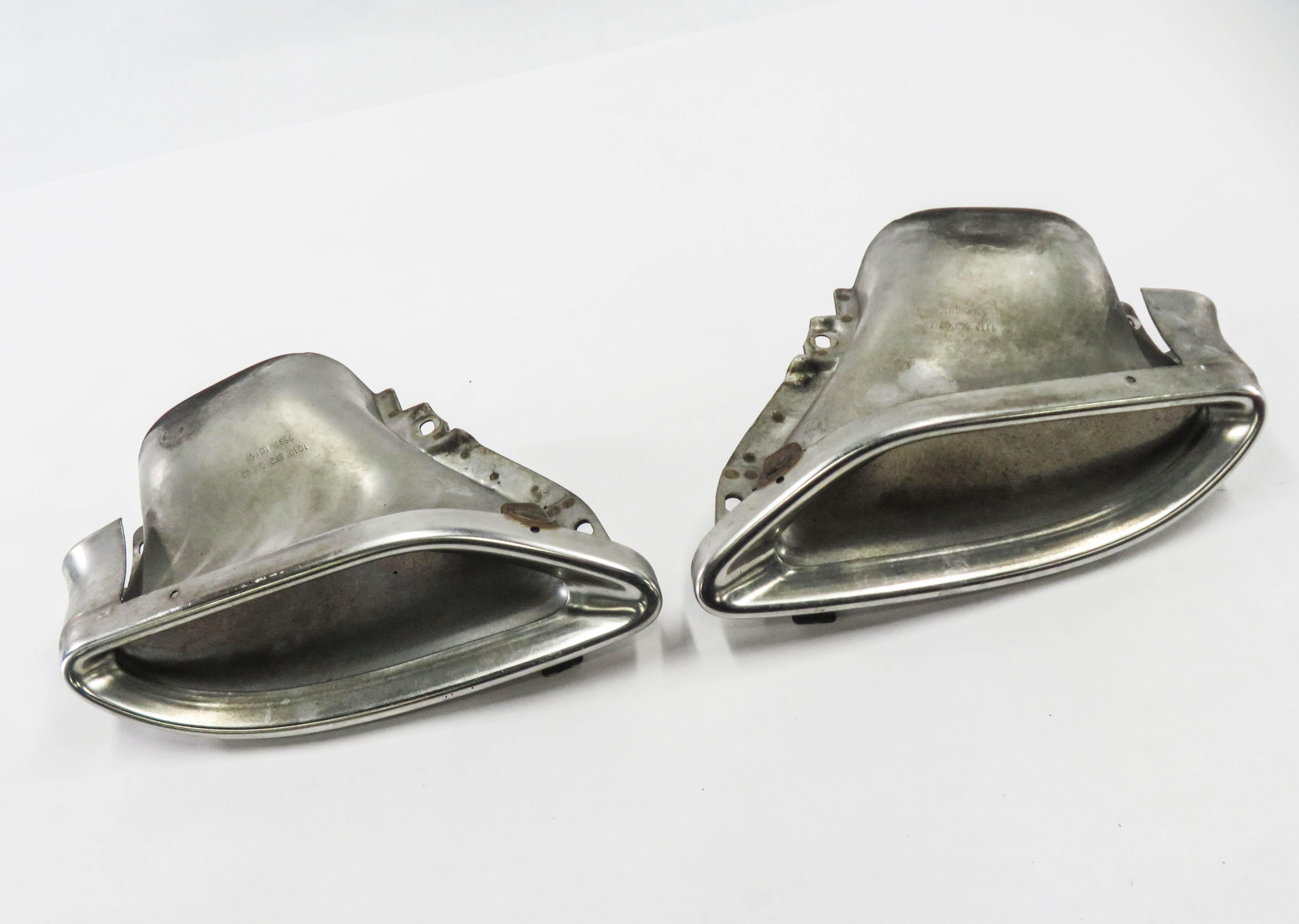2012-2016 MERCEDES E350 (A207 C207 W207) AMG EXHAUST TIP SET — exact item pictured