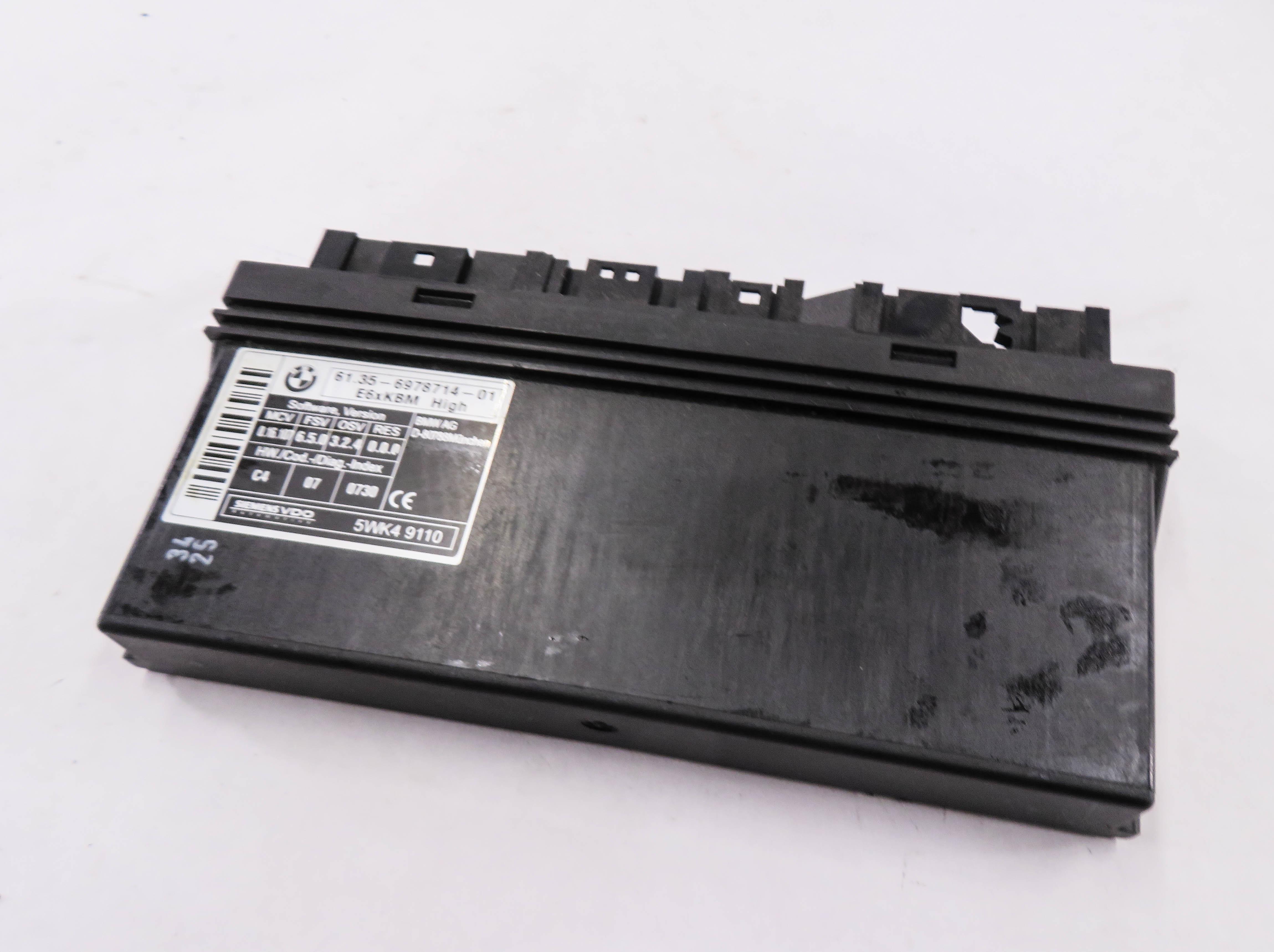 2006 BMW 550i (E60) BODY CONTROL MODULE BCM — exact item pictured