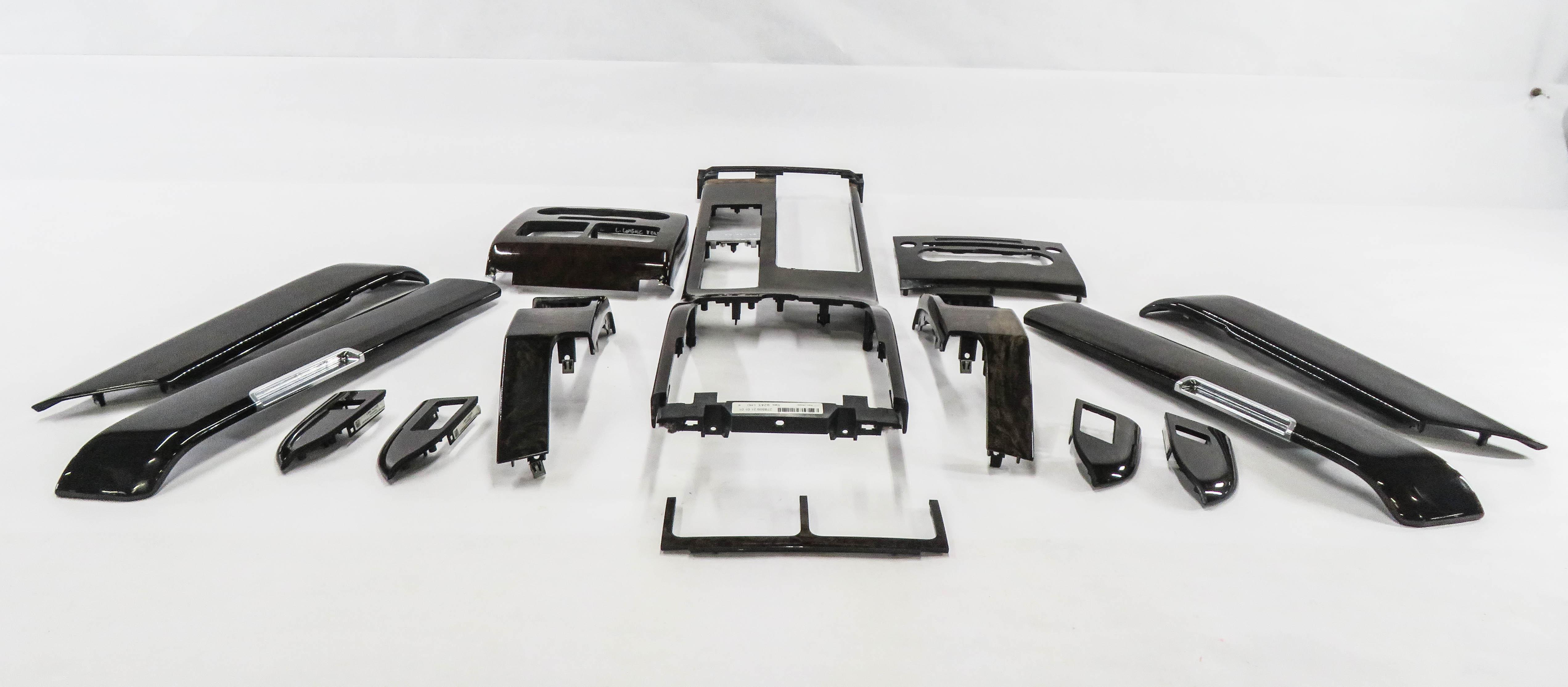 2013 RANGE ROVER (L405) DASH DOOR CONSOLE INTERIOR WOOD GRAIN TRIM PANEL SET — exact item pictured