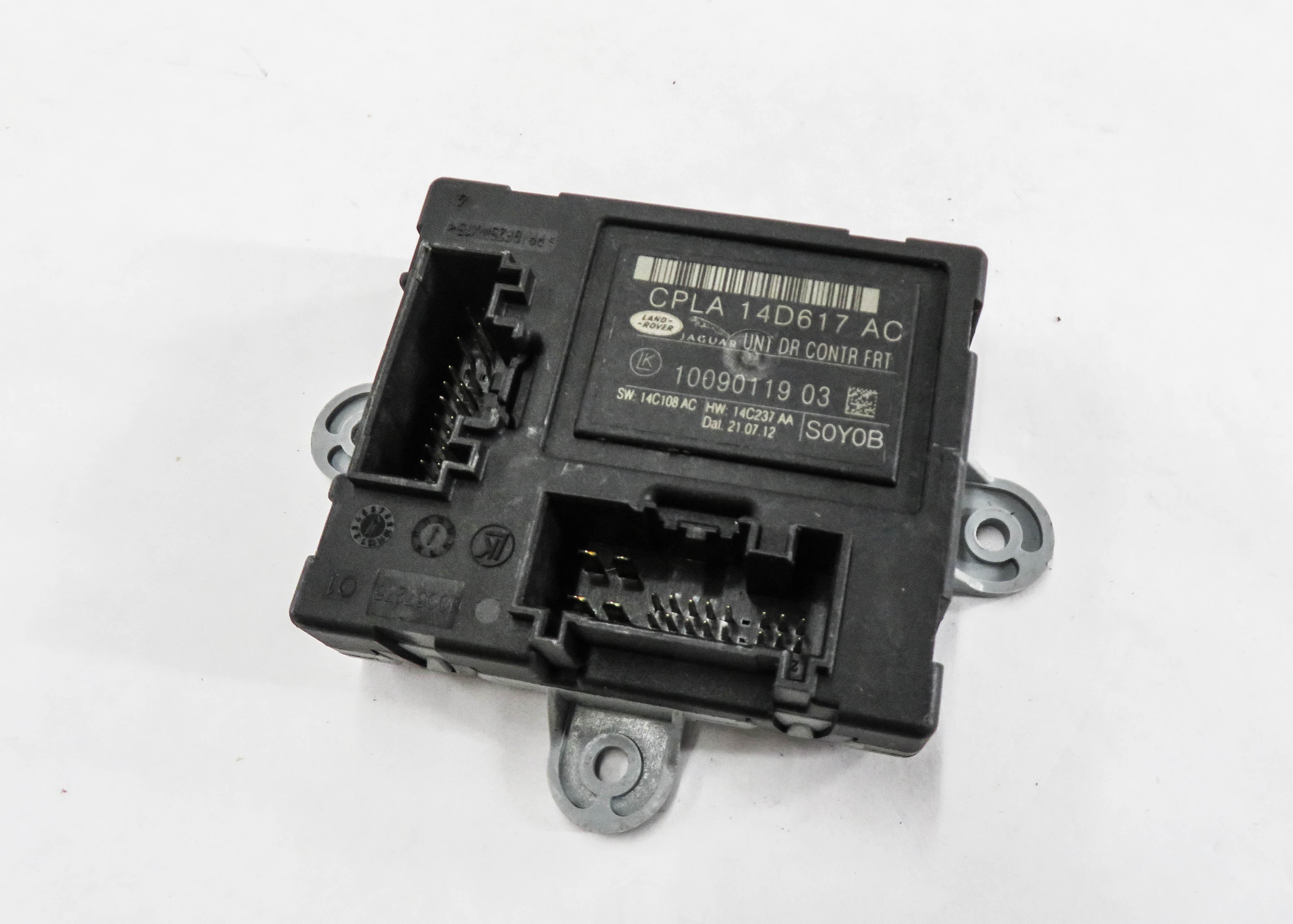 2013 RANGE ROVER (L405) RIGHT FRONT PASSENGER DOOR CONTROL MODULE — exact item pictured