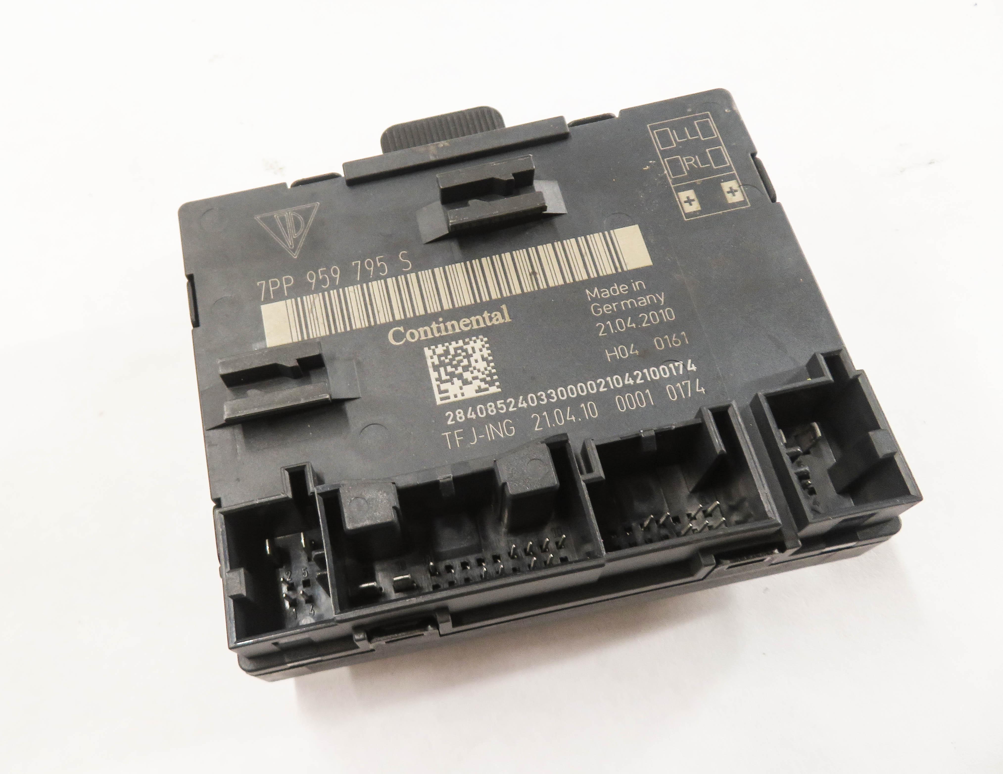 2011 PORSCHE CAYENNE (958) RIGHT REAR DOOR CONTROL MODULE — exact item pictured