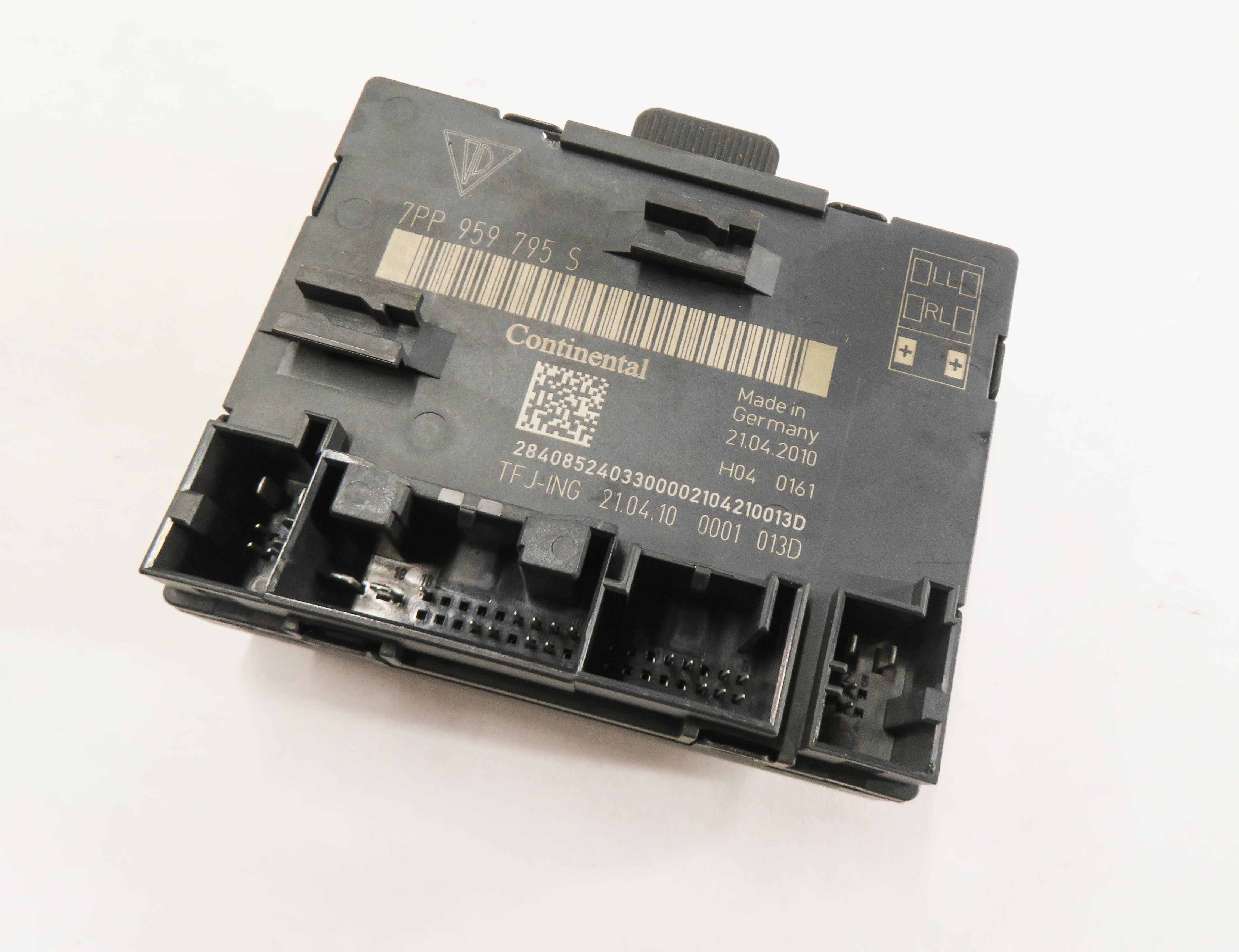 2011 PORSCHE CAYENNE (958) LEFT REAR DOOR CONTROL MODULE — exact item pictured