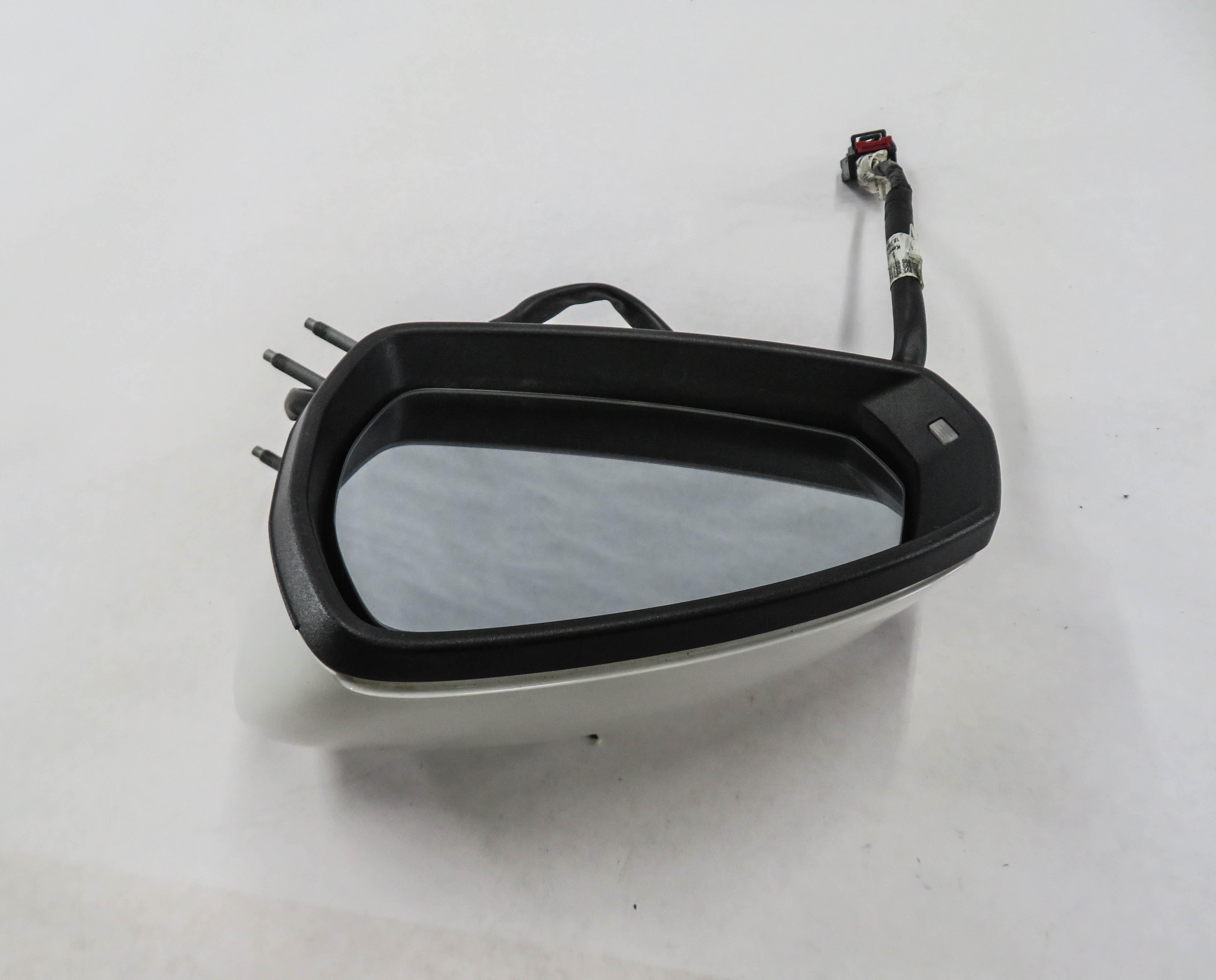 2015-2018 AUDI A3 S3 (8V) DRIVER - MANUAL FOLD HEATED DOOR MIRROR (IBIS WHITE) — exact item pictured
