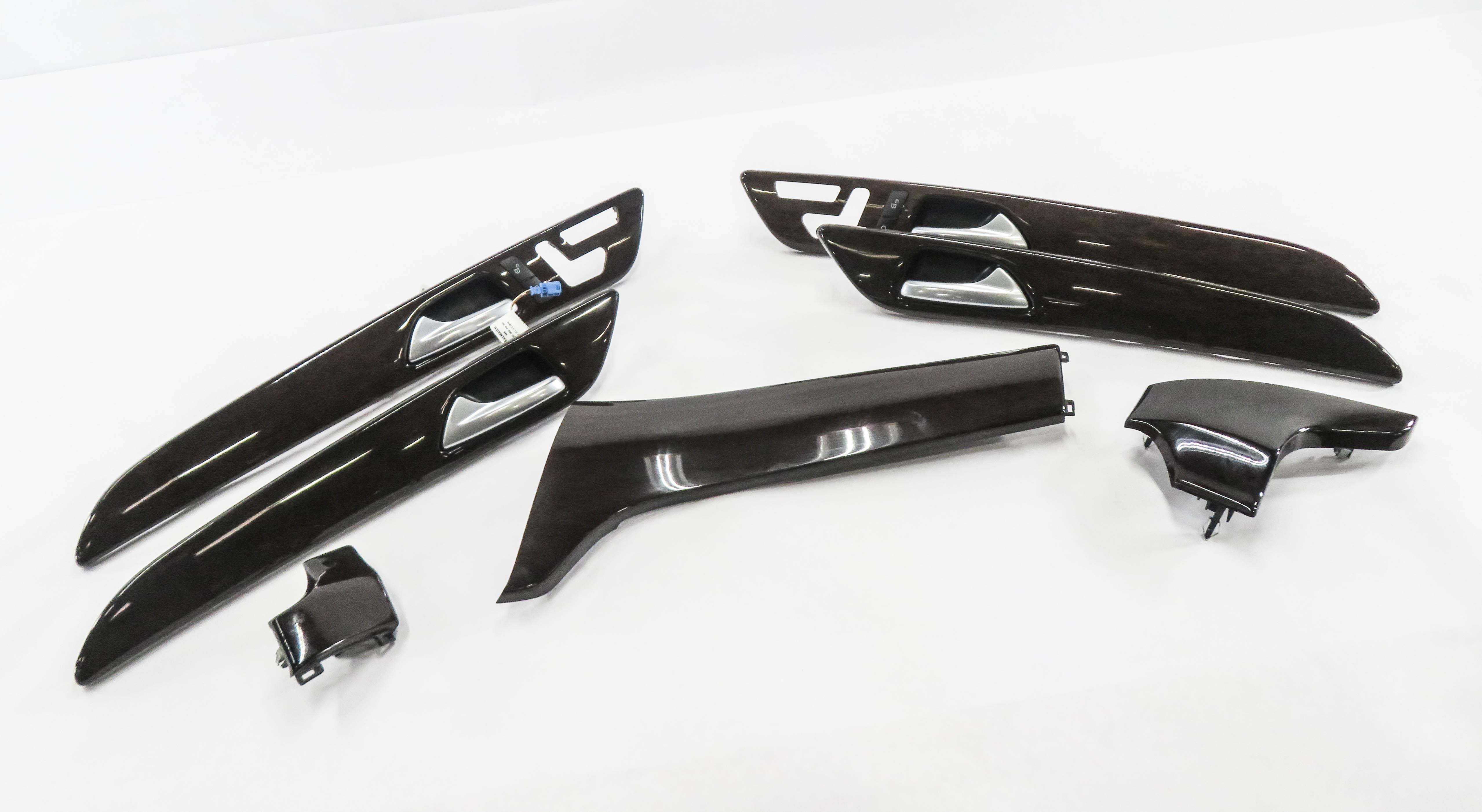 2014 MERCEDES ML350 (W166) DASH & DOOR TRIM SET (EUCALYPTUS WOOD GRAIN) — exact item pictured