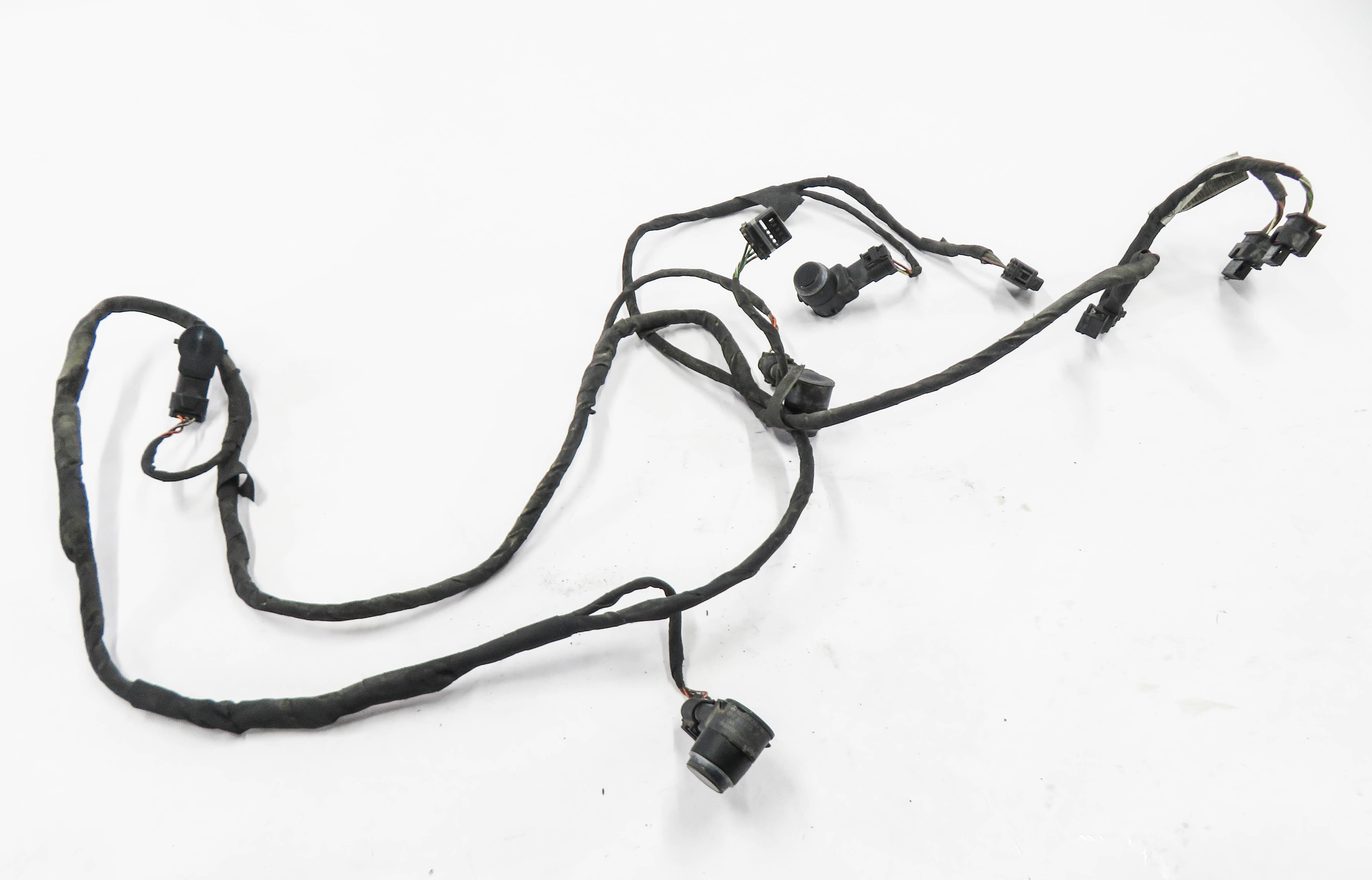 2014 MERCEDES ML350 (W166) REAR PDC PARK DISTANCE SENSOR SET w/ HARNESS (BLACK) — exact item pictured