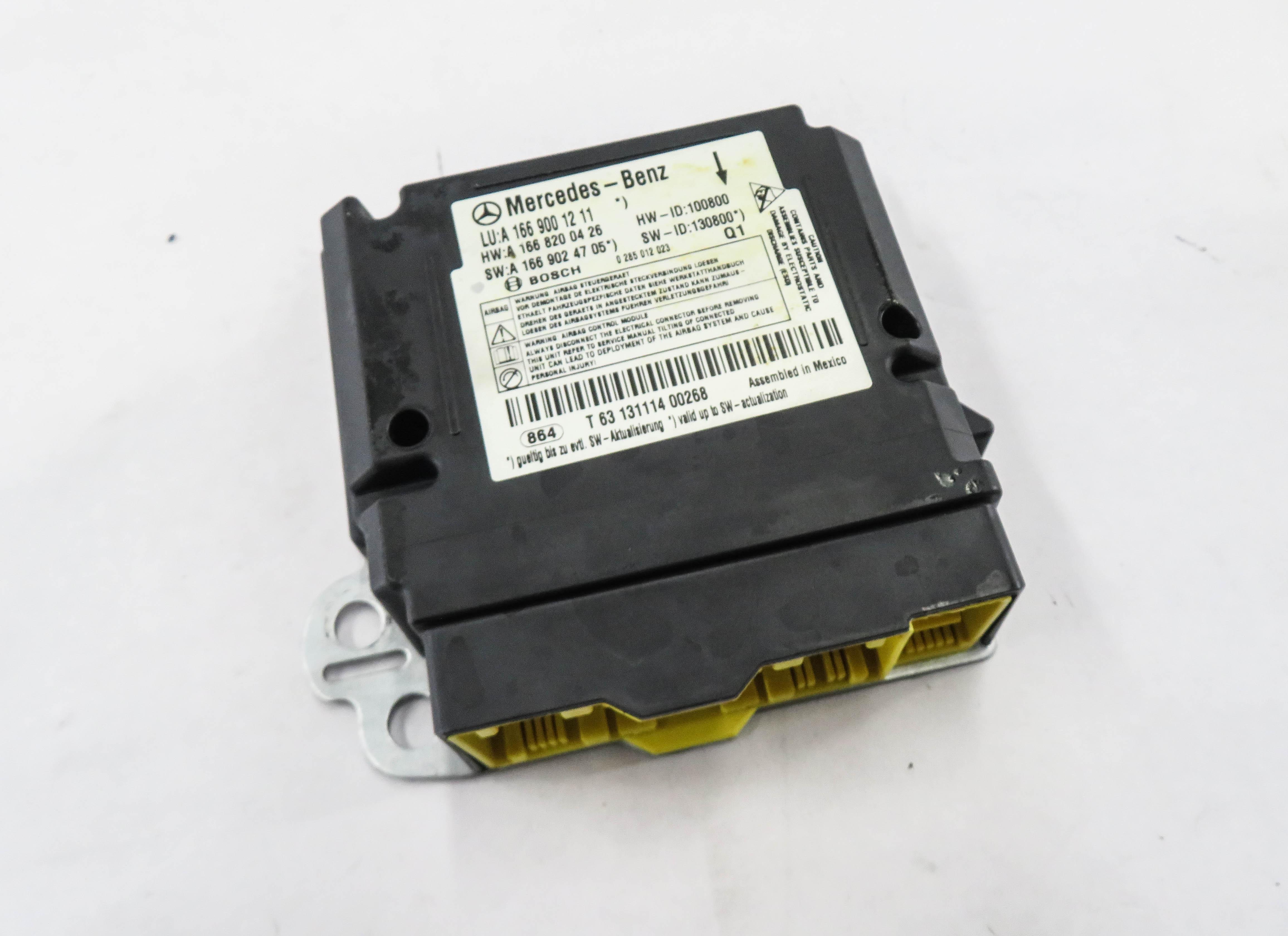 2013-2014 MERCEDES G GL GLS ML CLASS (W166 W463 X166) SRS BAG CRASH MODULE — exact item pictured