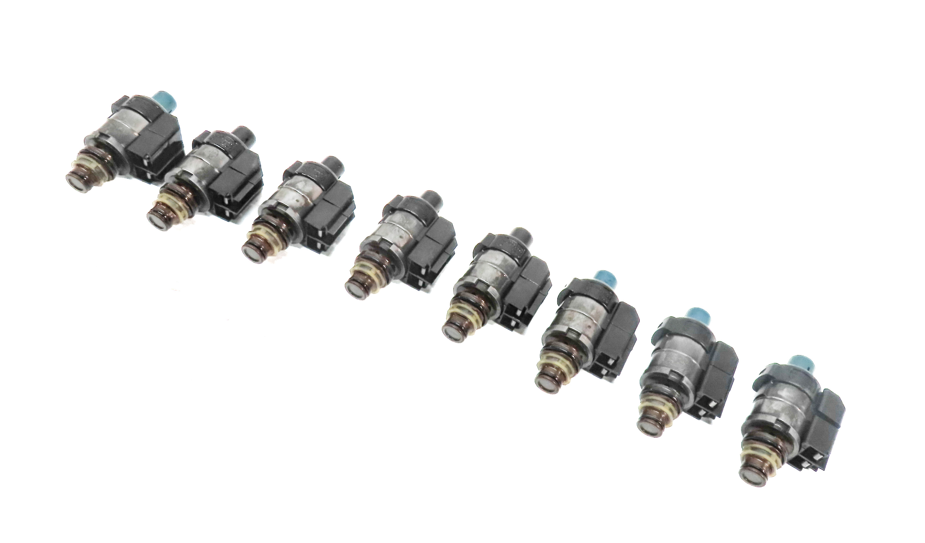 04-18 MERCEDES C CL E GL G ML S SLK 722.9 TRANSMISSION VALVE BODY SOLENOID SET-8 — exact item pictured