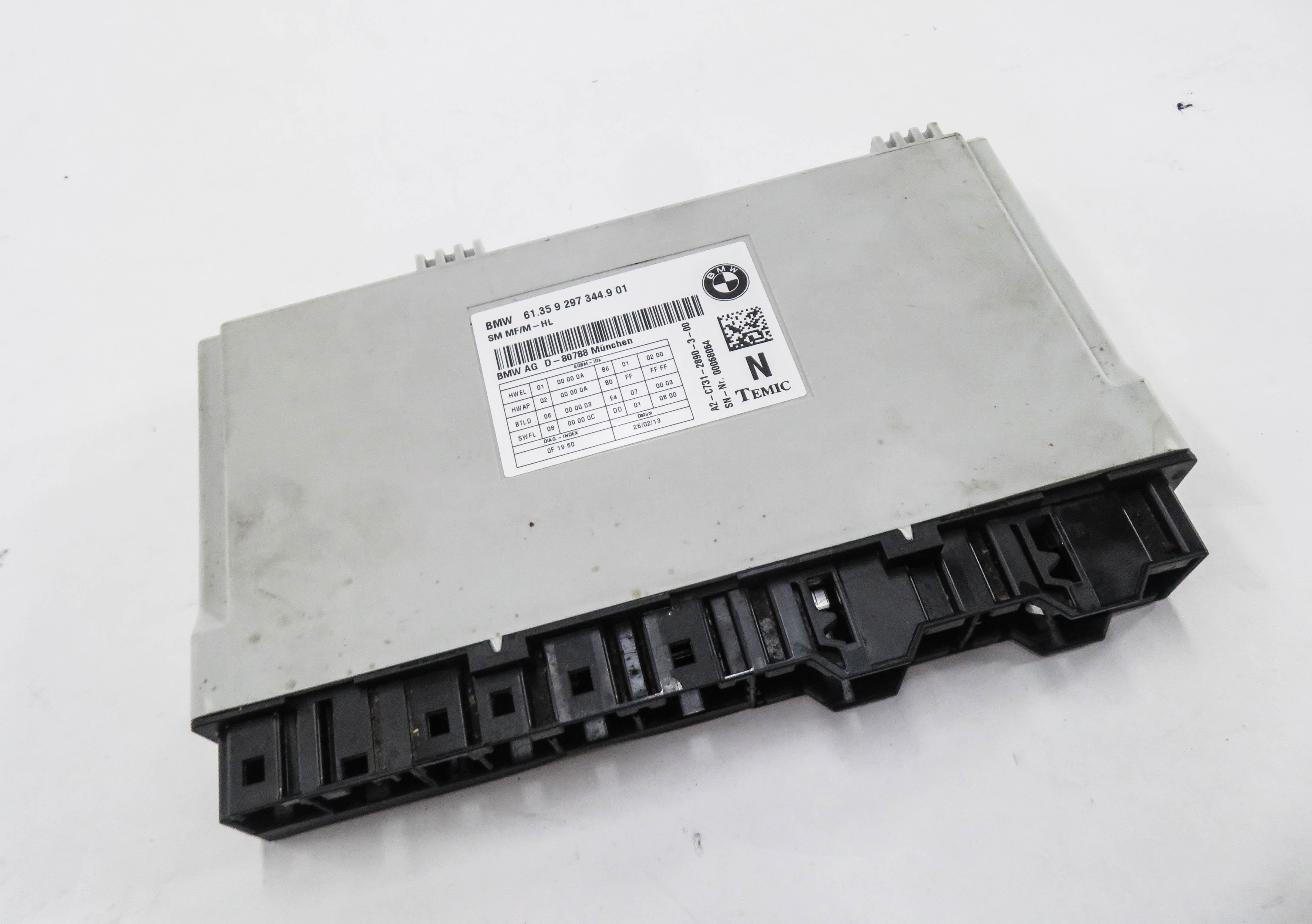 2010-2017 BMW 528i 535i 550i 650i 740i 750i (F01 F10) COMFORT MEMORY SEAT MODULE — exact item pictured