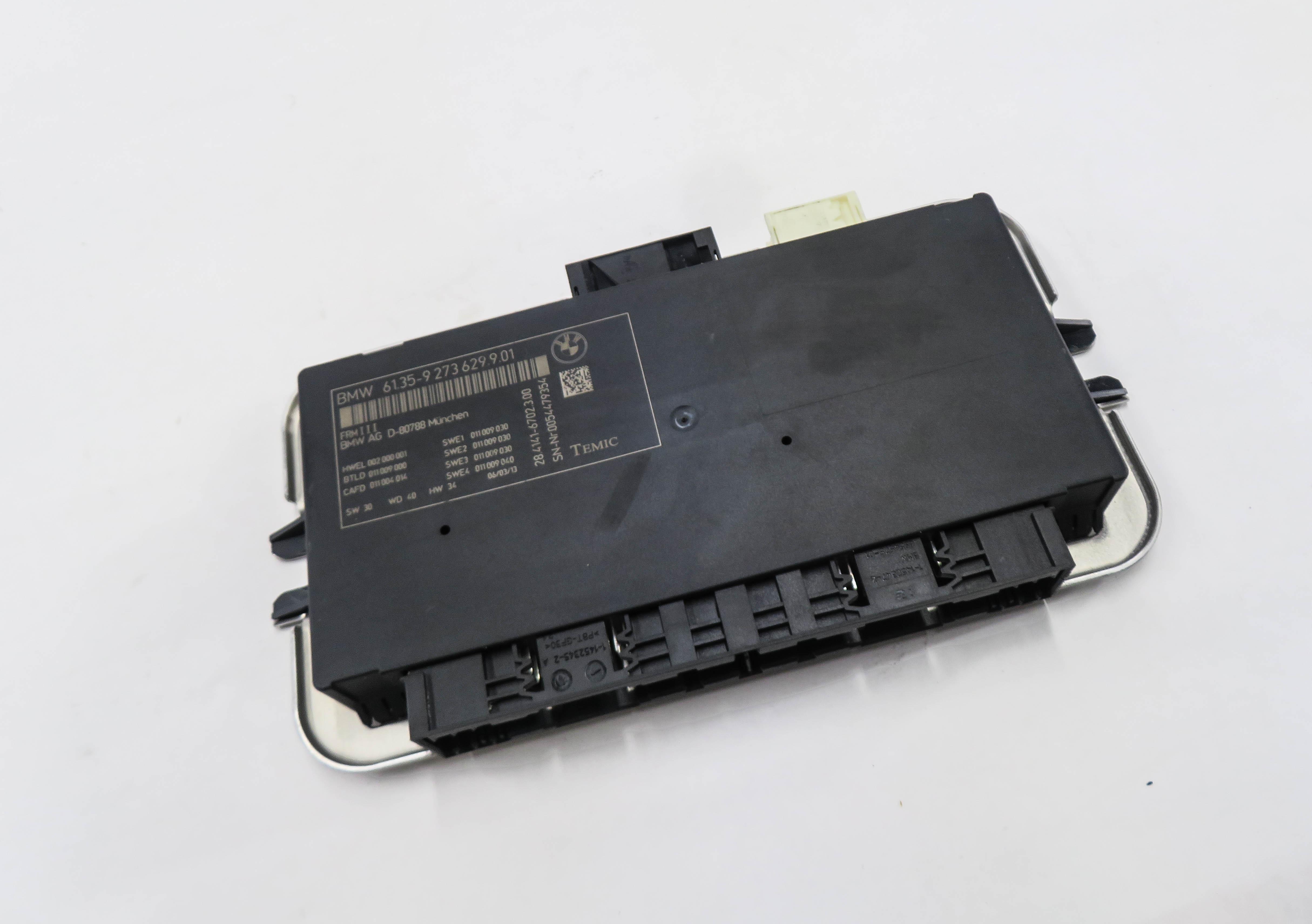 10-17 BMW 528i 535i 550i 650i 750i M5 X3 X6 - FRMIII BODY LIGHT CONTROL MODULE — exact item pictured