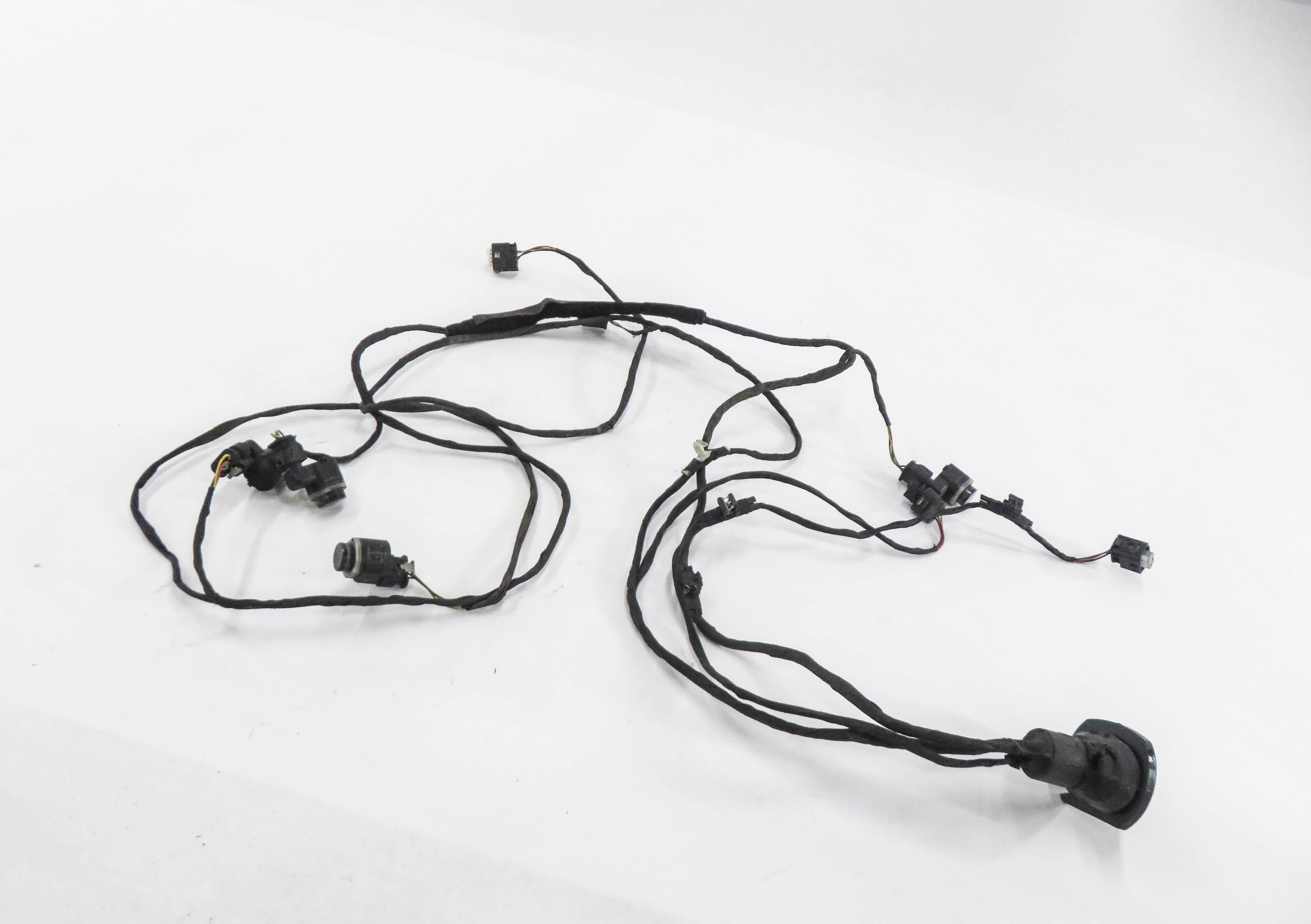 2013 BMW 535i (F10) REAR PDC PARK DISTANCE SENSOR SET w/ HARNESS (SOPHISTO GRAY) — exact item pictured