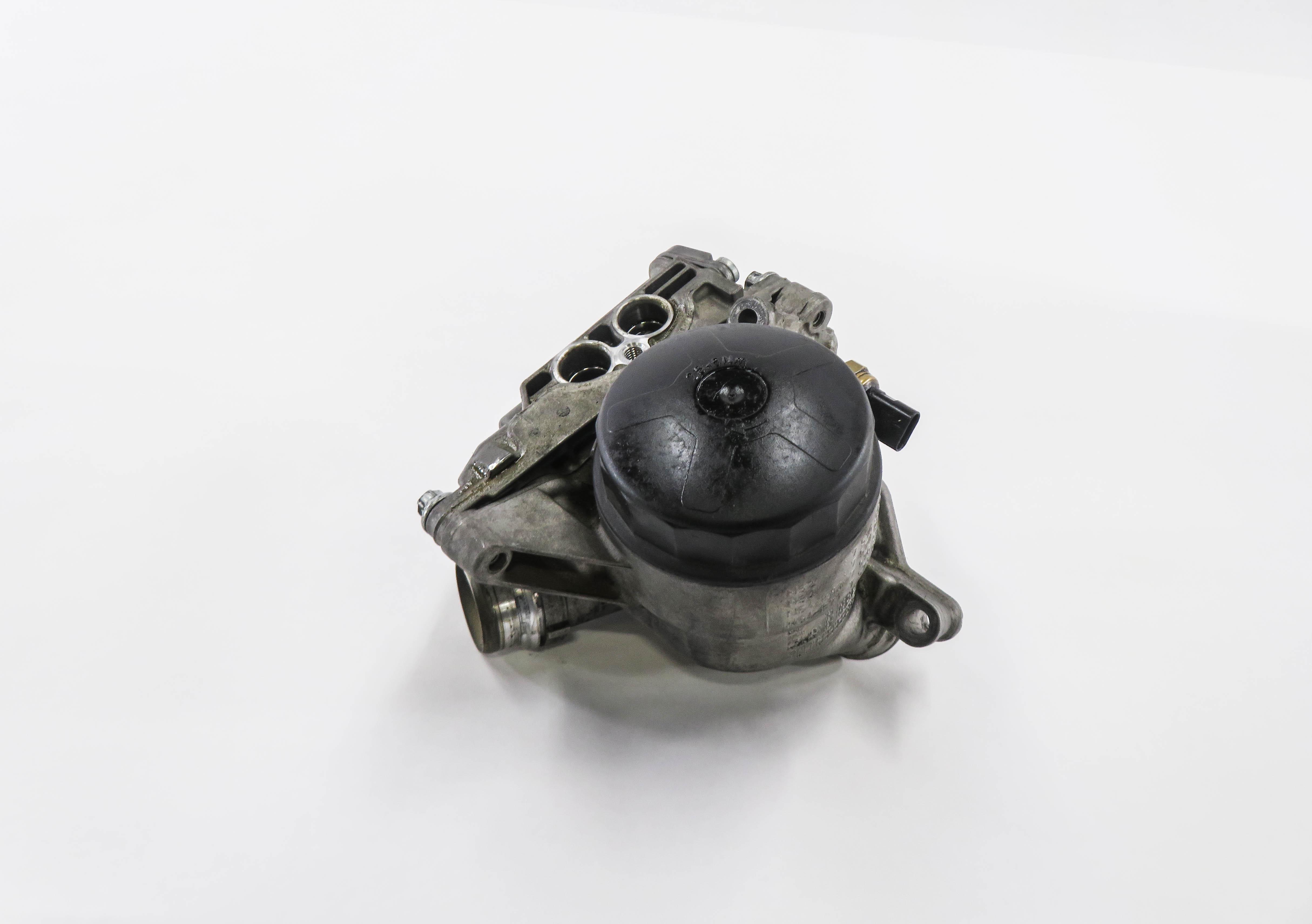 2013 BMW 535i (F10) 3.0L N55 TURBO ENGINE - OIL FILTER HOUSING — exact item pictured