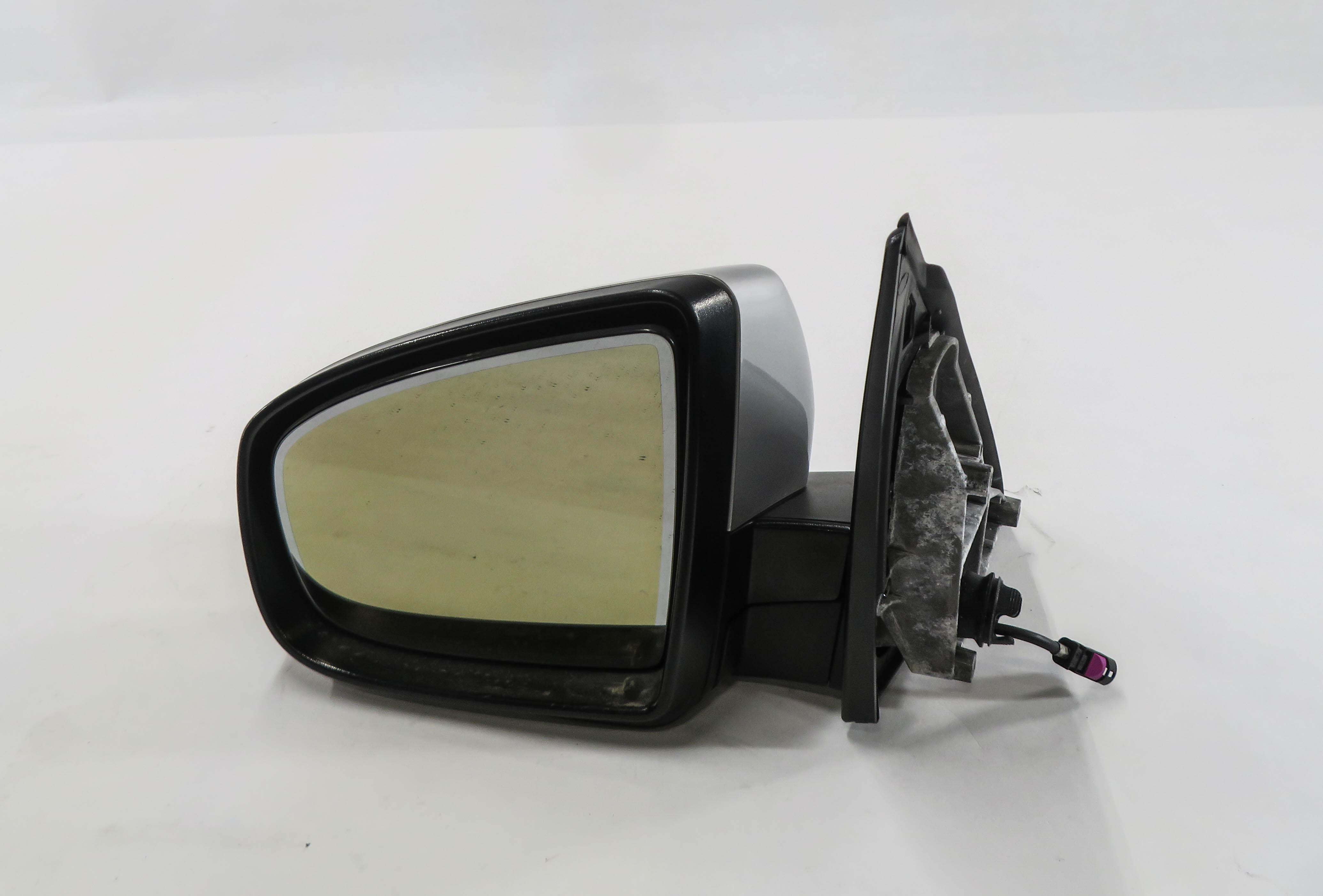 2010-2013 BMW X5 (E70) LEFT P-FOLD AUTODIM CAMERA HEATED DOOR MIRROR (SILVER) — exact item pictured