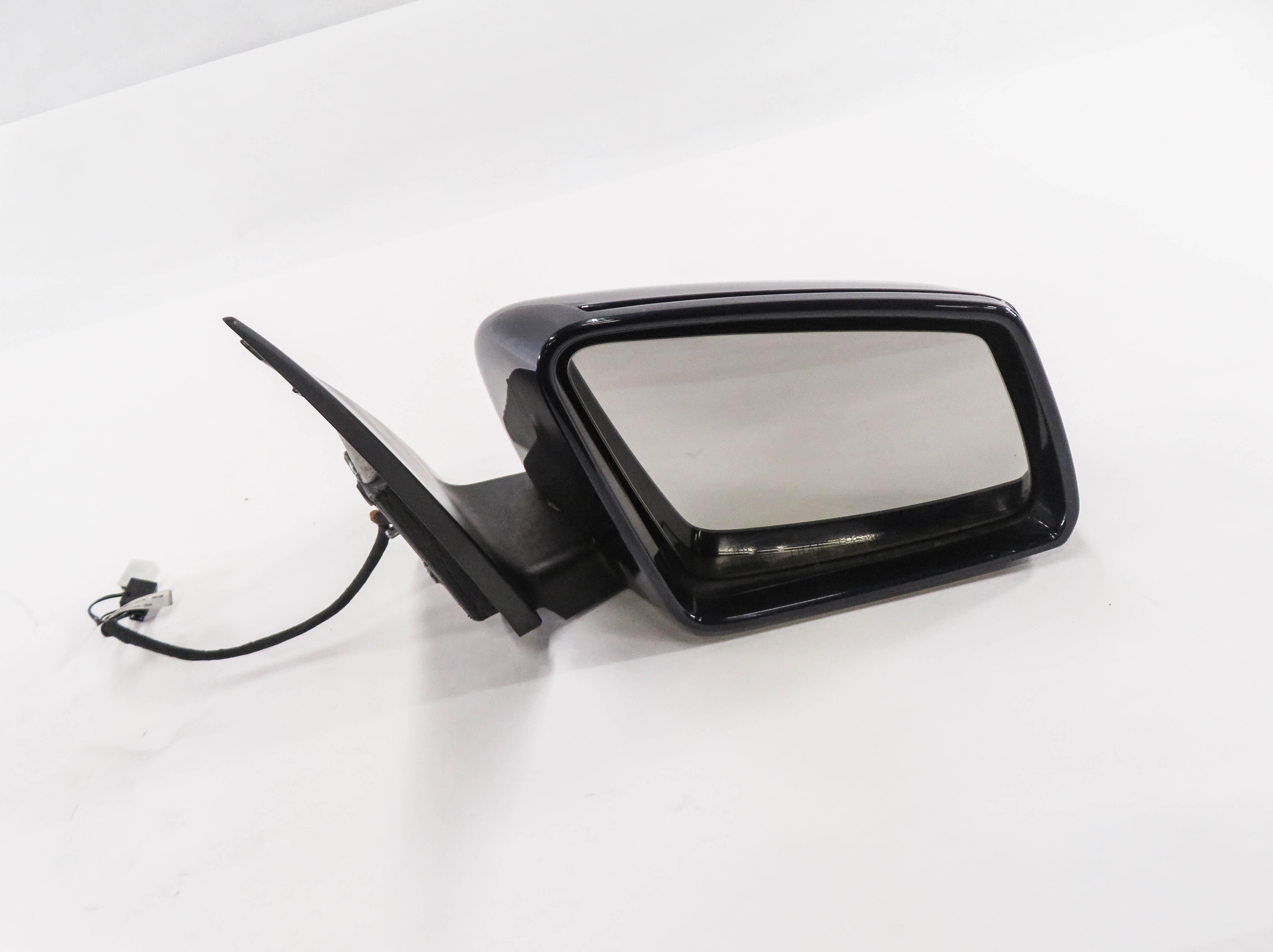 12-14 MERCEDES C250 C300 C350 (W204) RIGHT HEAT AUTODIM MEM DOOR MIRROR (BLUE) — exact item pictured