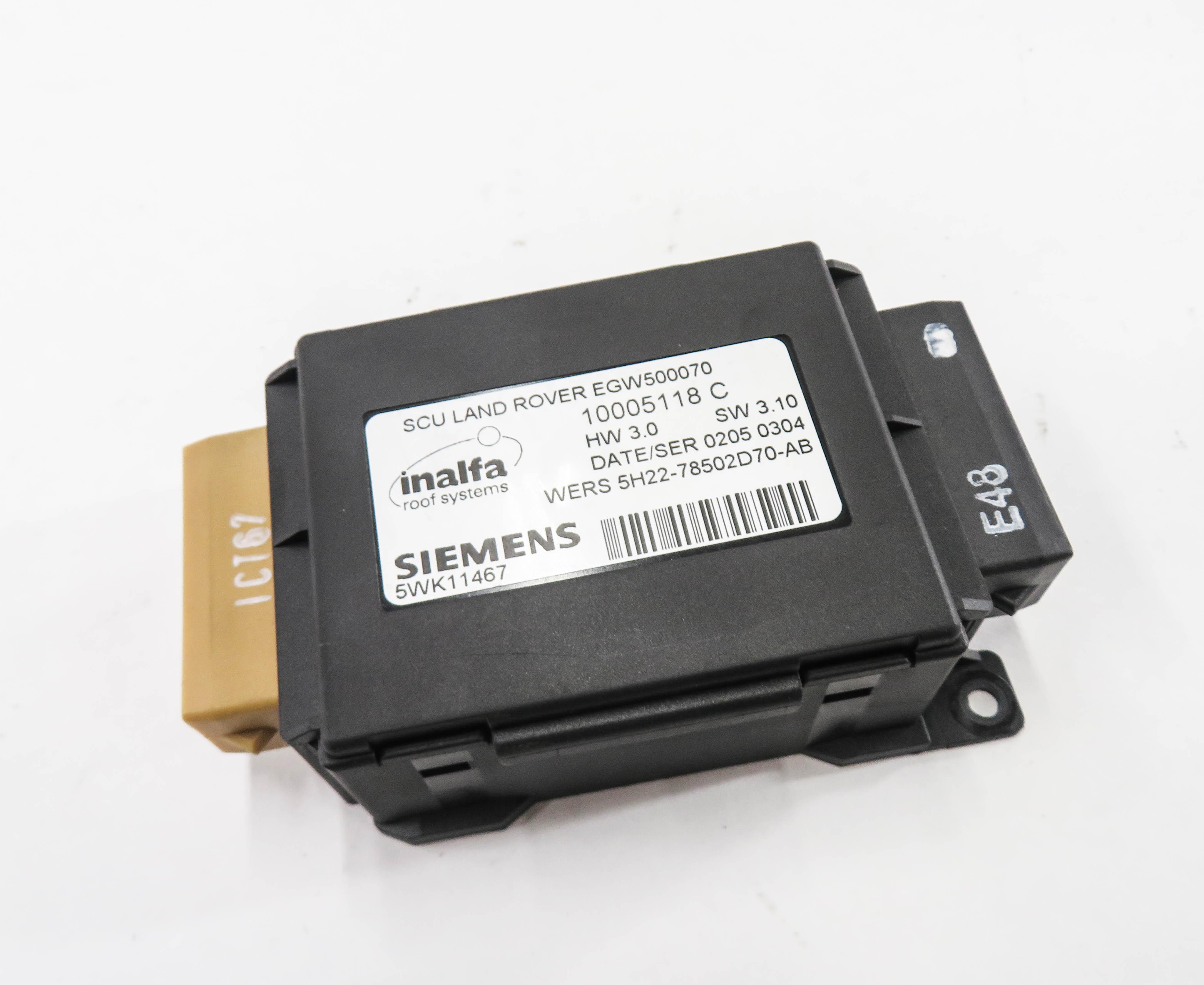 2010 LAND ROVER LR4 - SUNROOF CONTROL MODULE SUN ROOF CONTROL MODULE — exact item pictured
