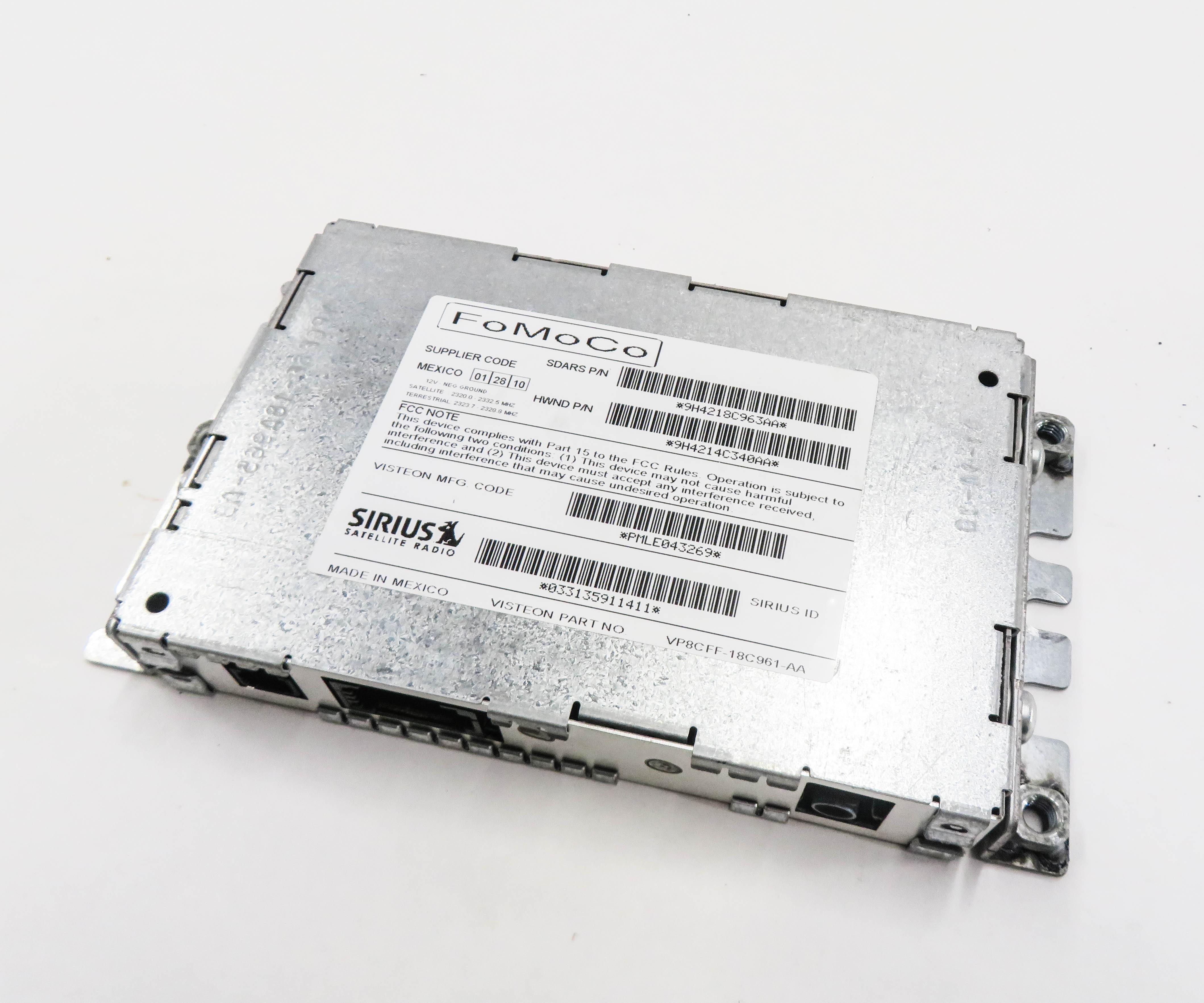 2010 LAND ROVER LR4 - SIRIUS SATELLITE RADIO RECEIVER CONTROL MODULE — exact item pictured