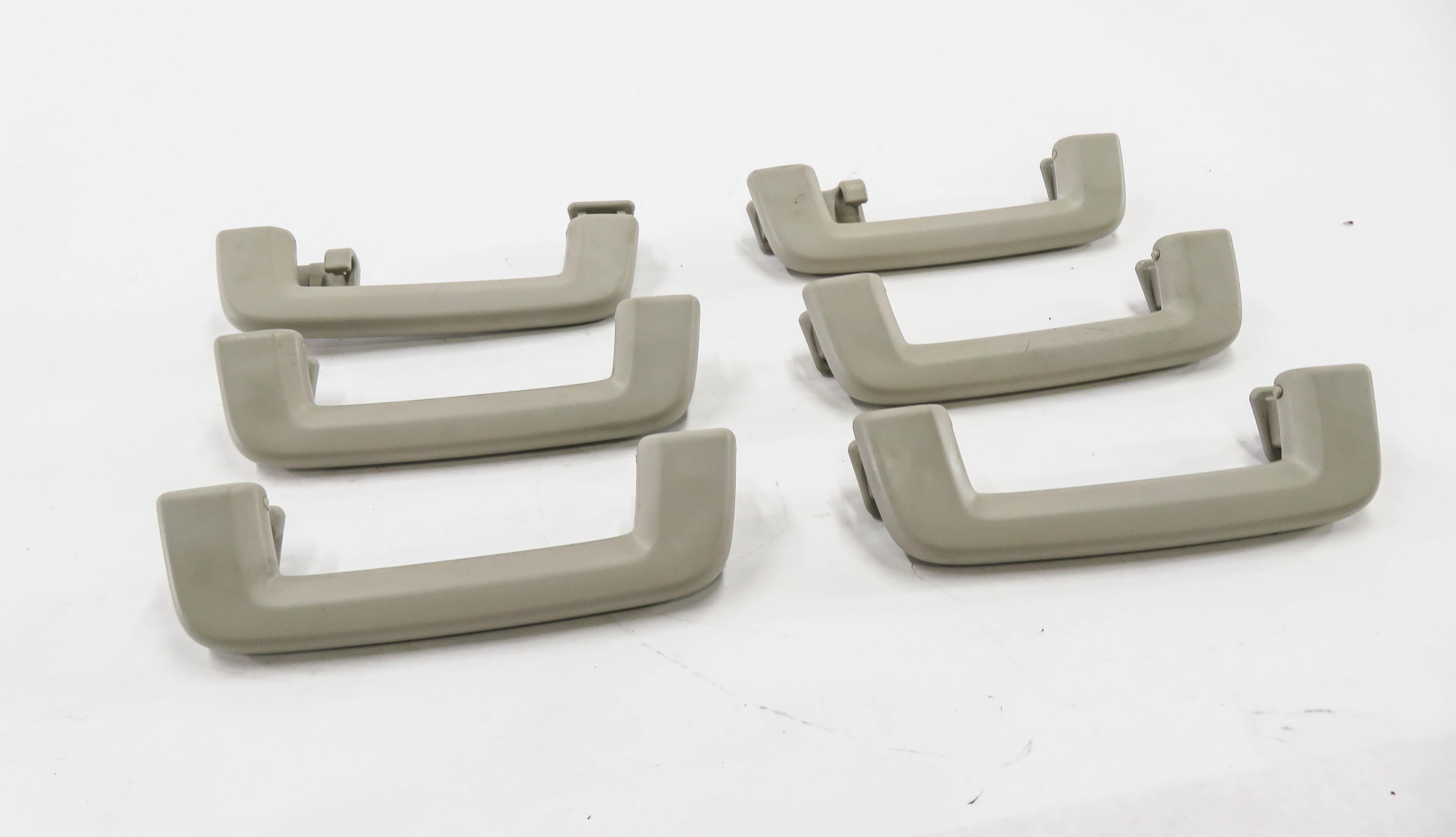 2010 LAND ROVER LR4 - FRONT & REAR ROOF GRAB HANDLE SET-6 (BEIGE) — exact item pictured