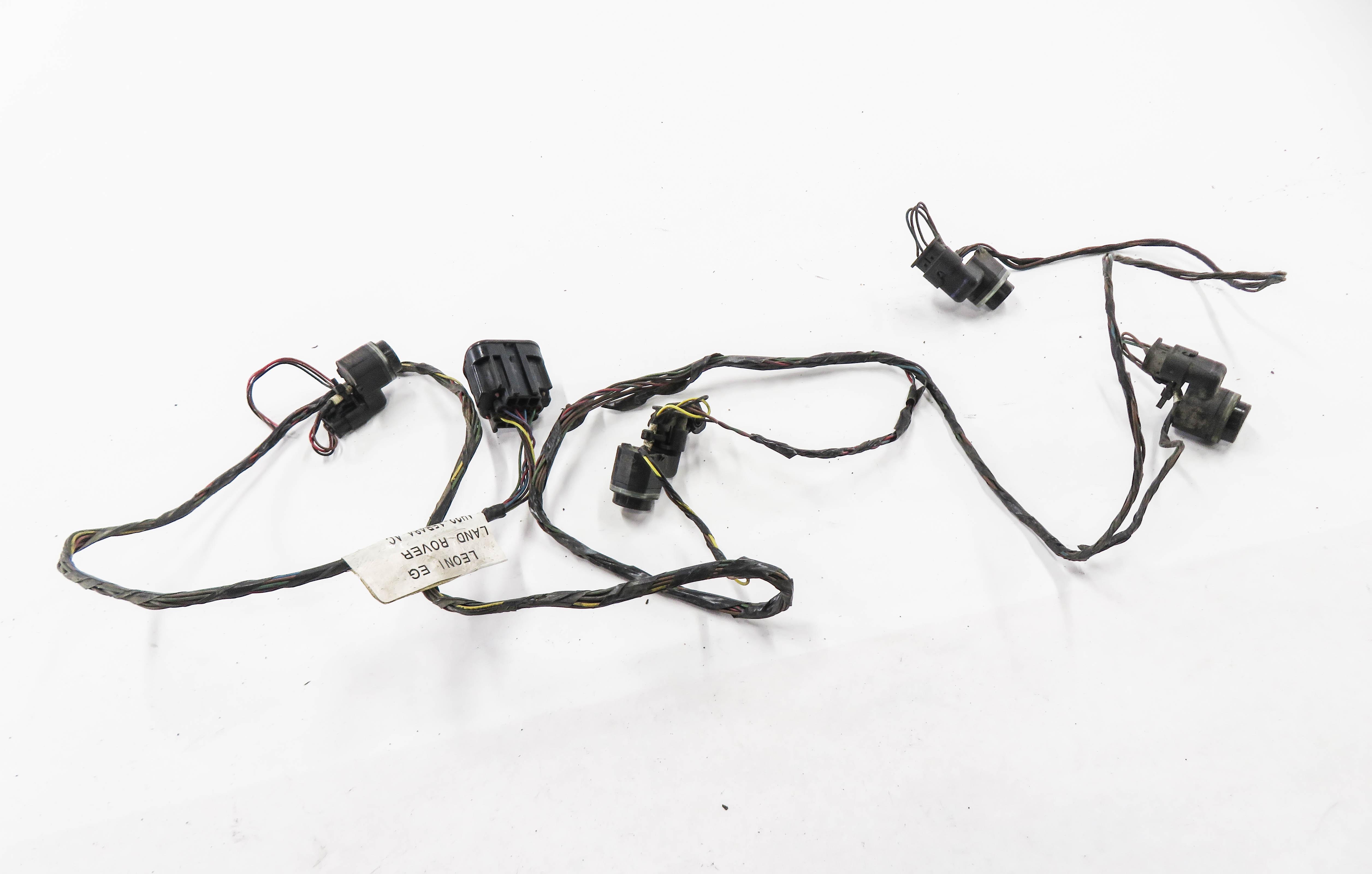 2010 LAND ROVER LR4 - REAR PDC PARK DISTANCE SENSOR SET w/ HARNESS (BLACK) — exact item pictured