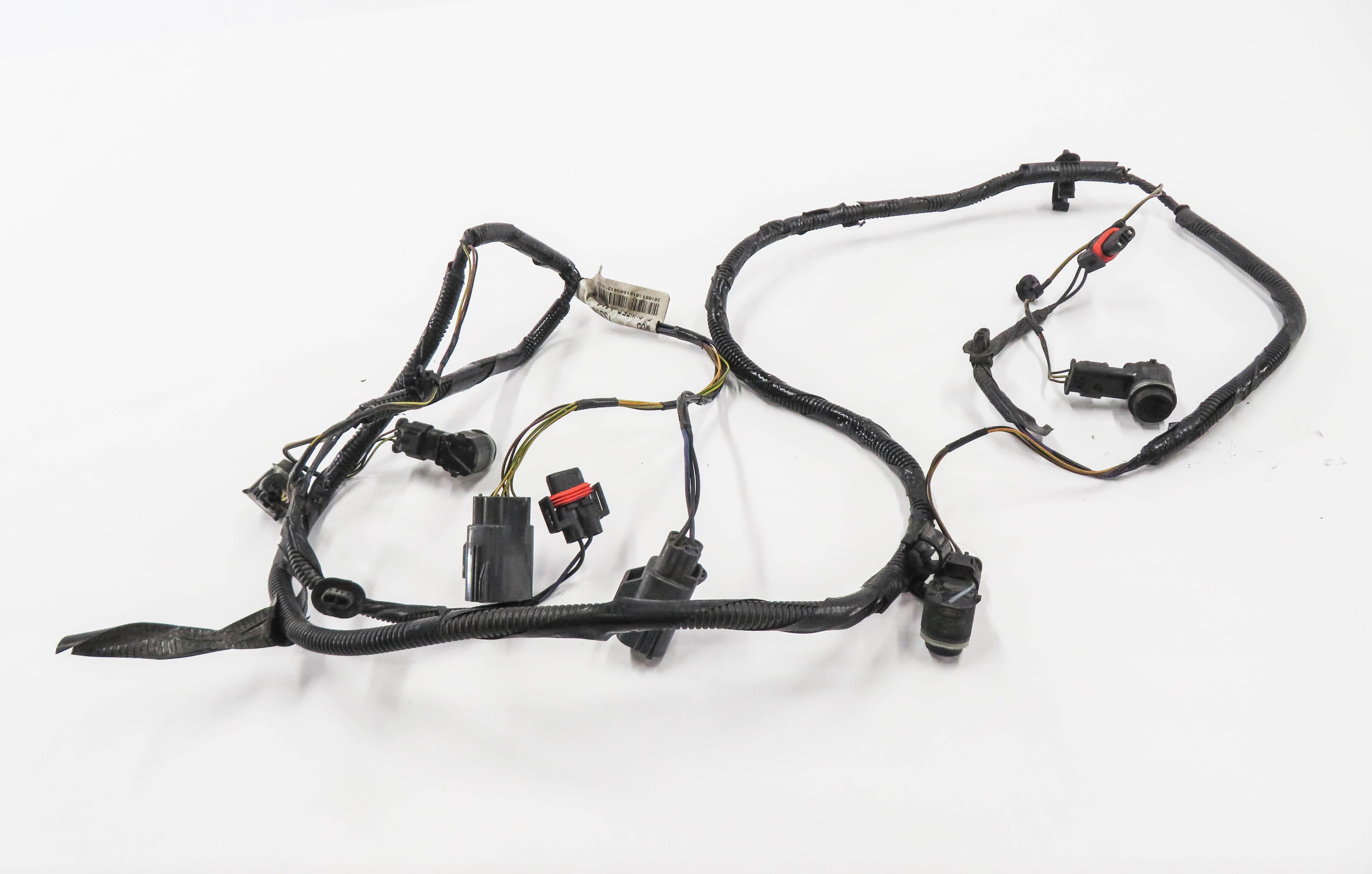 2010 LAND ROVER LR4 - FRONT PDC PARK DISTANCE SENSOR SET w/ HARNESS (BLACK) — exact item pictured