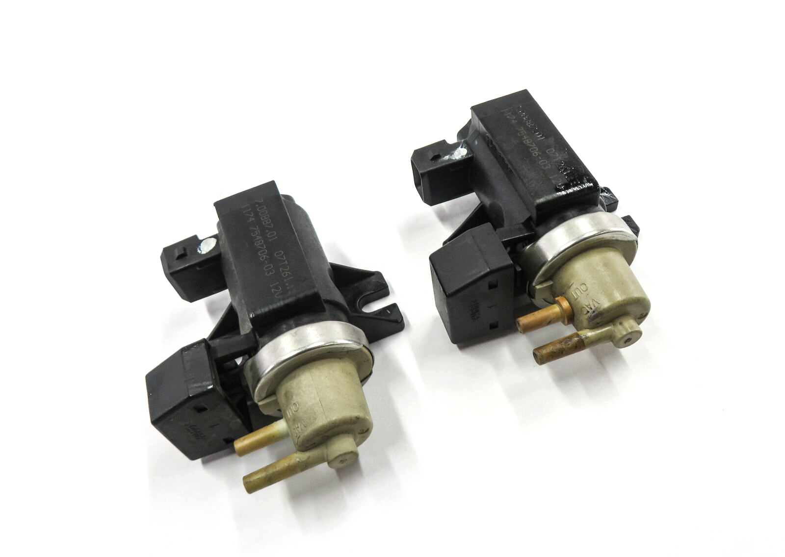 2008 BMW 335i (E90) 3.0T N54 TWIN TURBO TURBOCHARGER PRESSURE CONVERTER SET-2 — exact item pictured