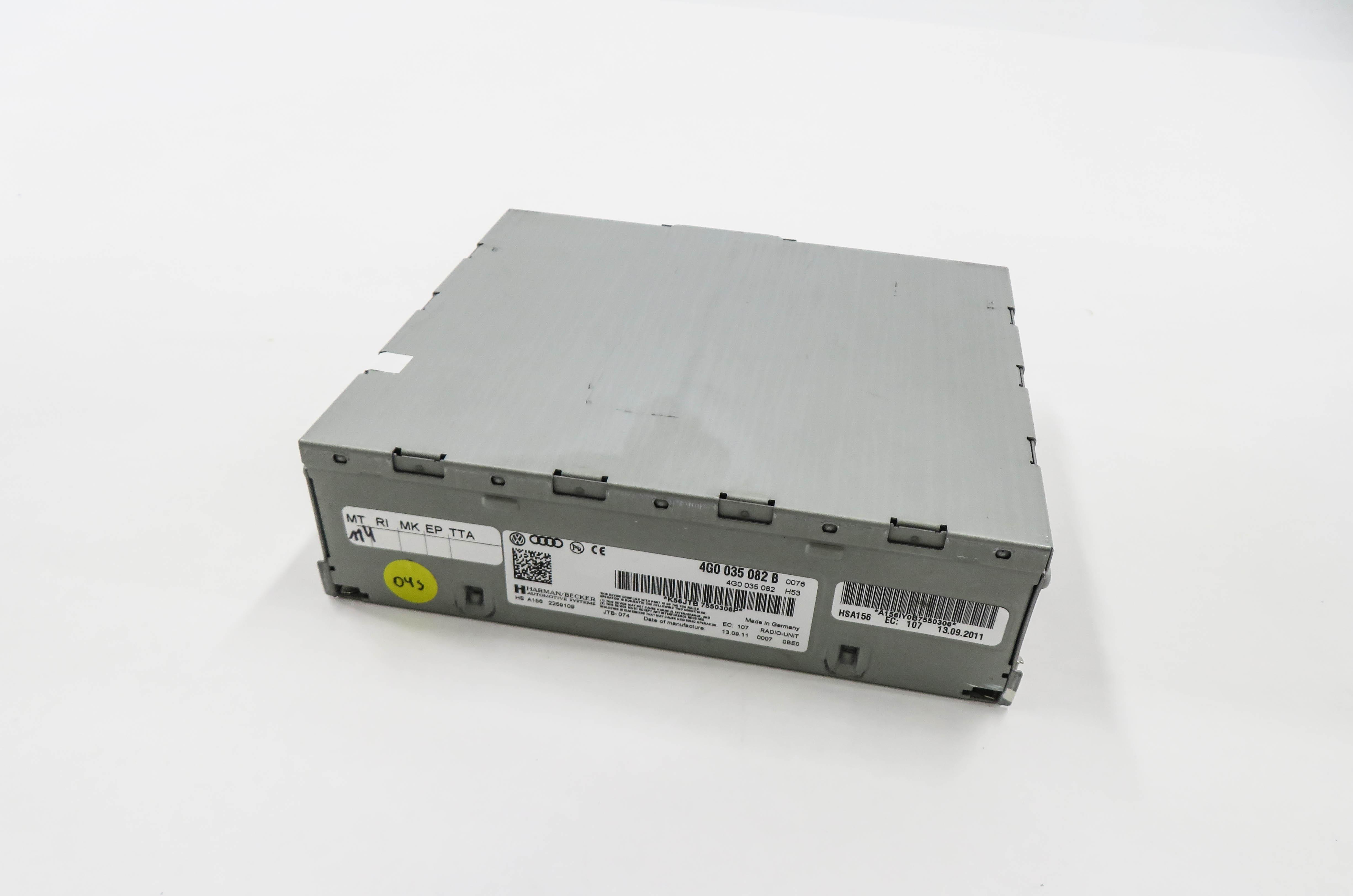 2012 AUDI A6 (C7) RADIO STEREO RECEIVER CONTROL MODULE — exact item pictured