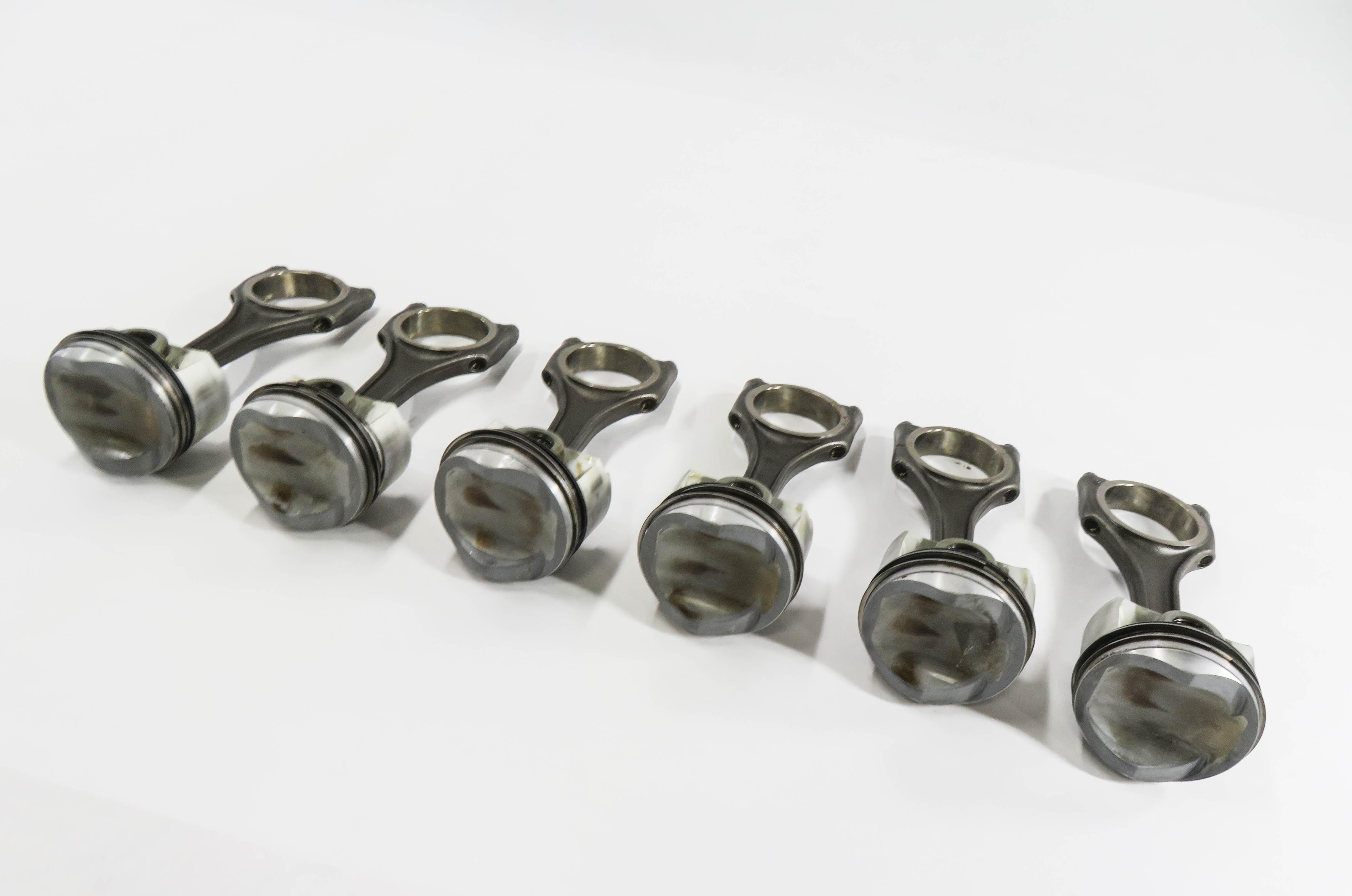 09-17 AUDI A6 A7 A8 Q5 Q7 S4 S6 Q5 TOUAREG - 3.0L SUPERCHARGED ENGINE PISTON SET — exact item pictured