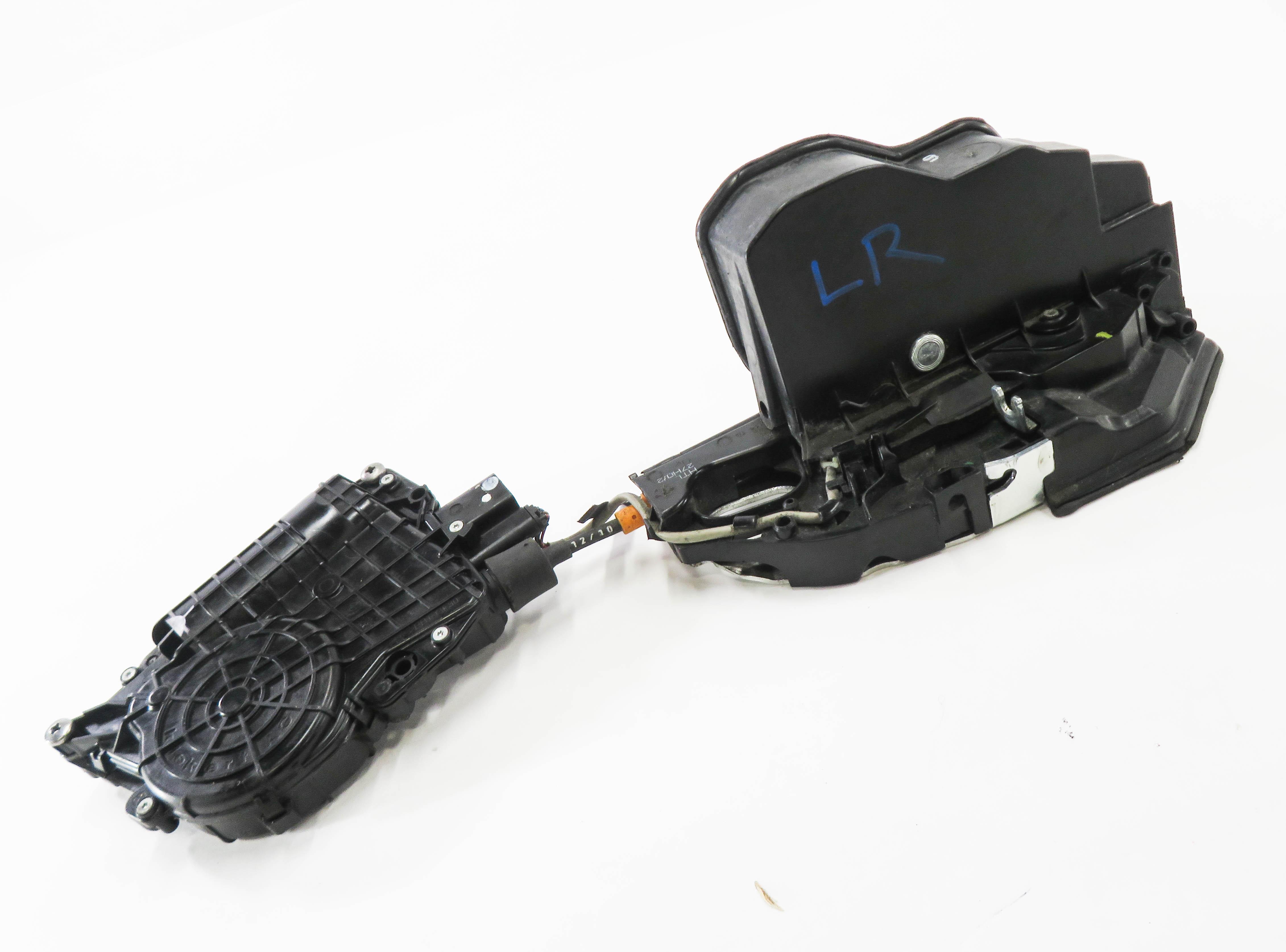 2011 BMW X5M ///M (E70) LEFT REAR DOOR SOFT CLOSE DOOR LOCK LATCH ACTUATOR MOTOR — exact item pictured
